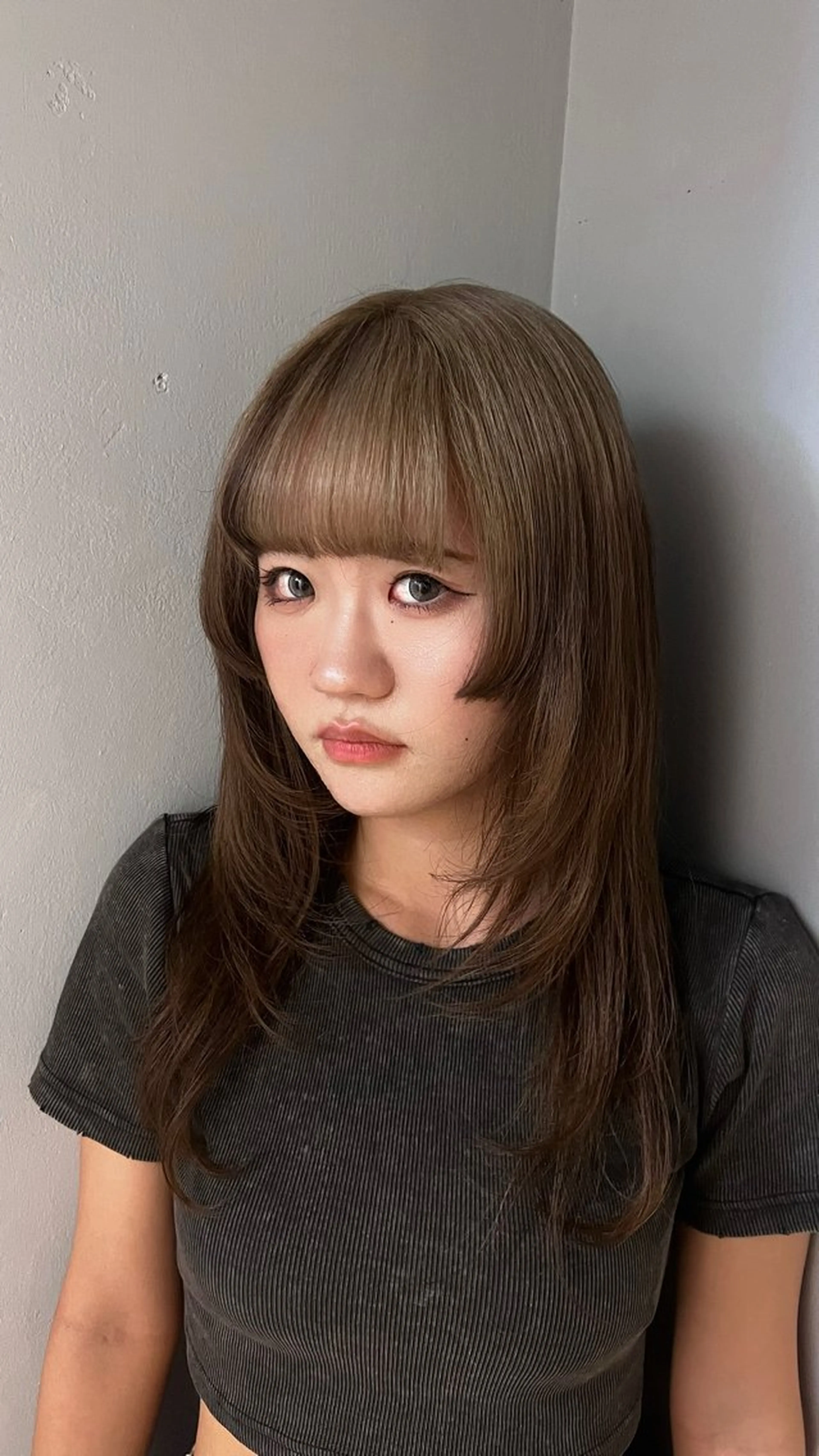 ロング カラー グラデーションカラー カット ヘアカラー 個性的カラー ☆≡ねねのヘアスタイル