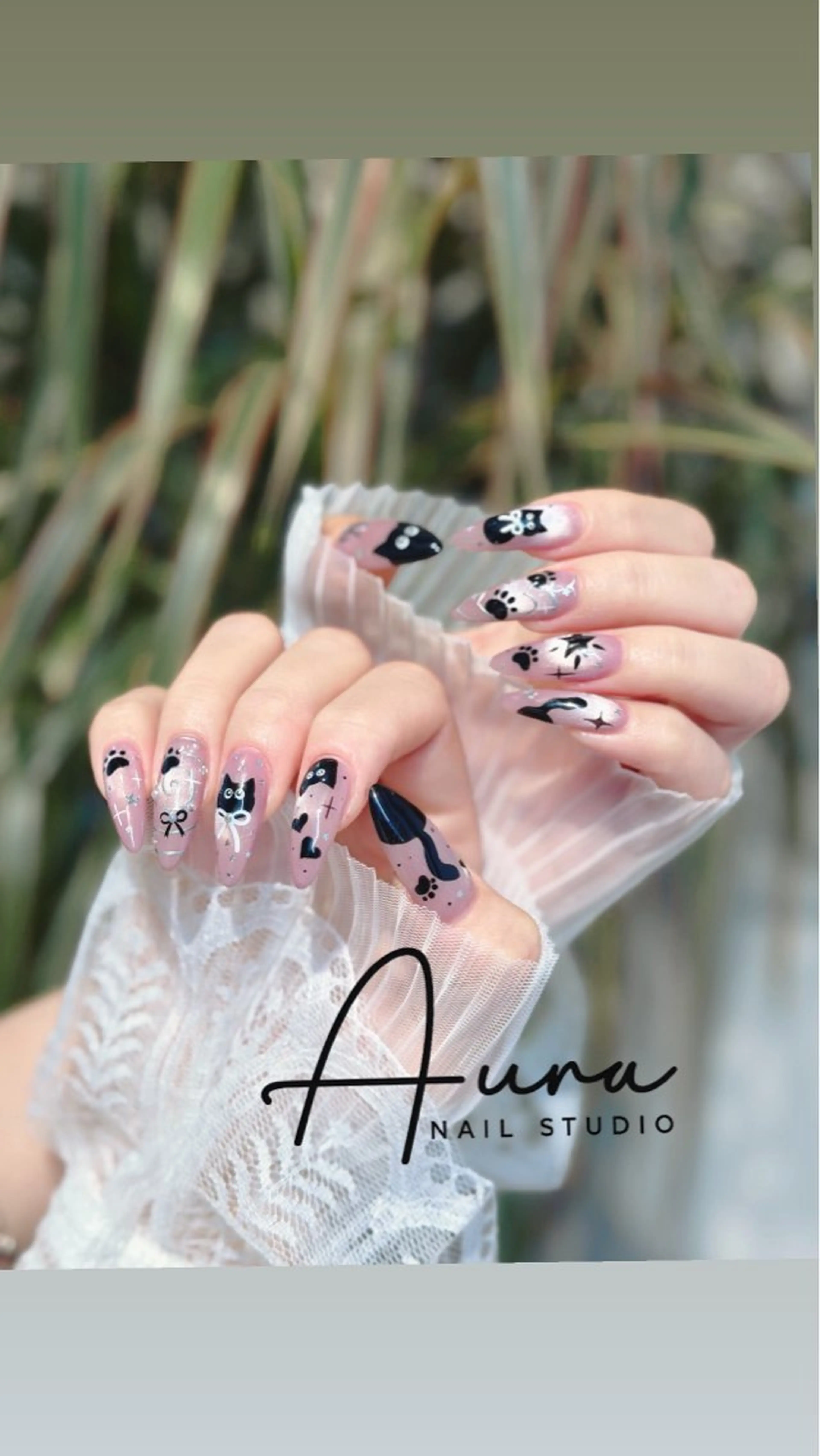 ネイル Aura Nail HanNaのネイルデザイン