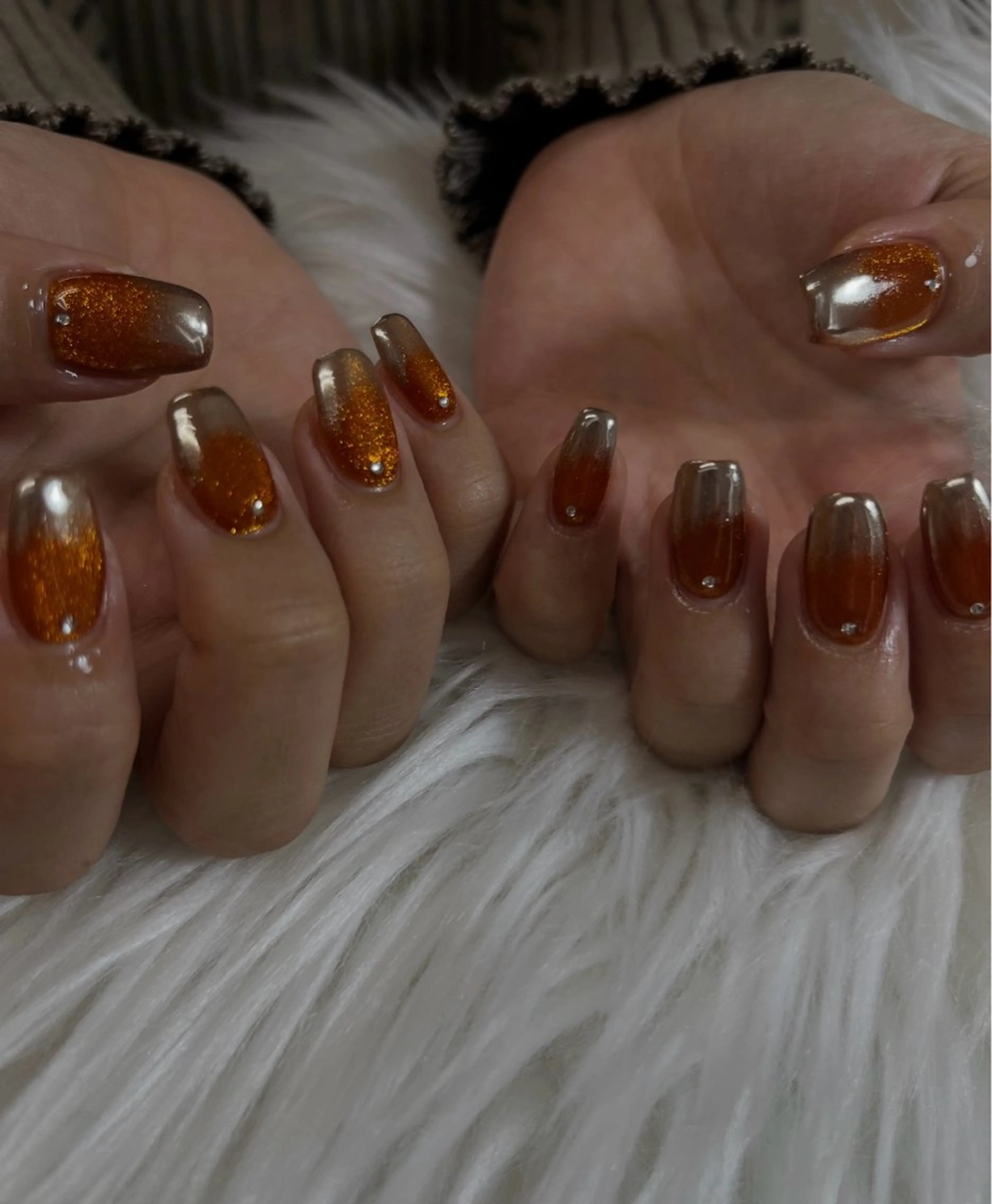 ネイル マグネットネイル Maya 🧊🫧‪のネイルデザイン