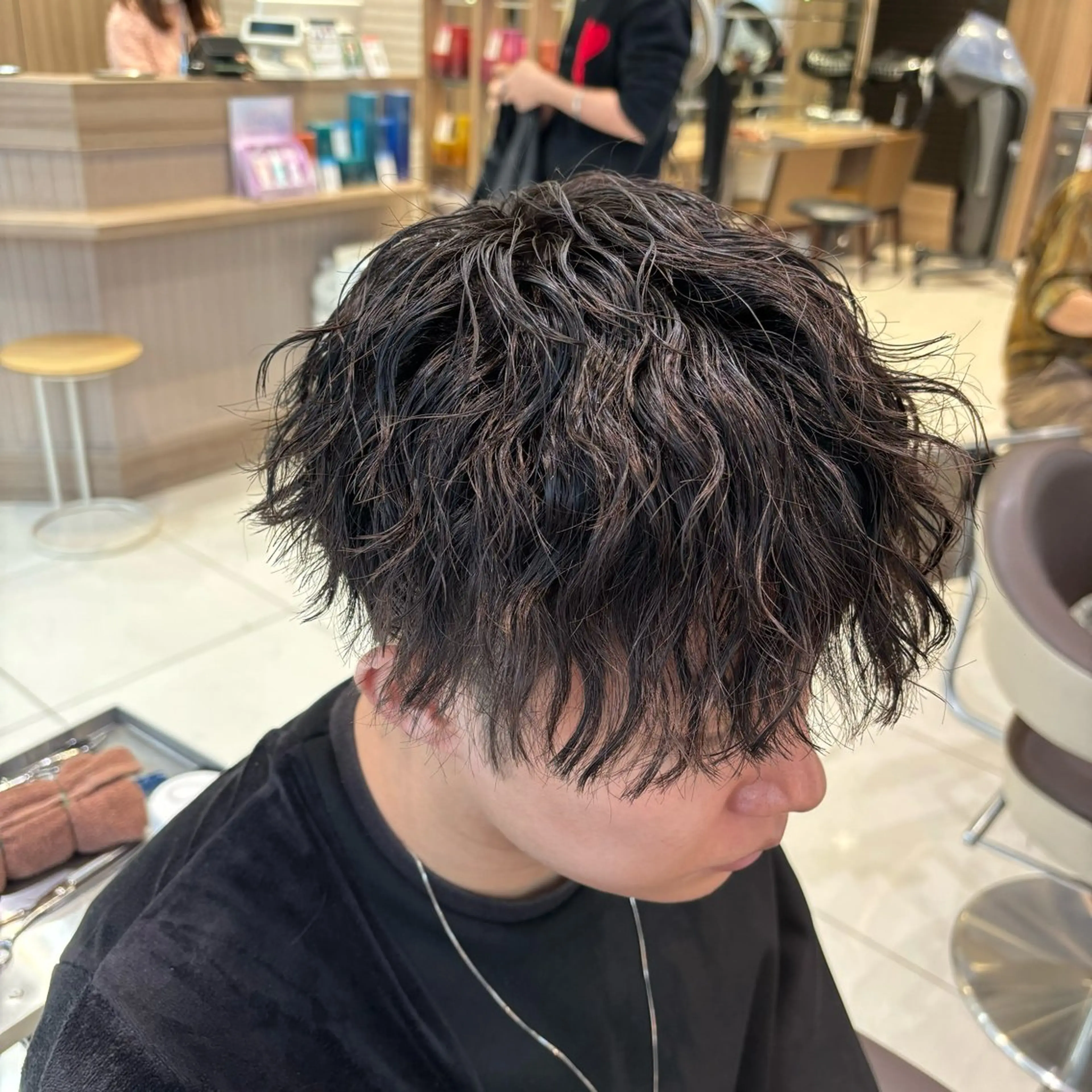 パーマ メンズ メンズパーマ ツイストスパイラルパーマ スパイラルパーマ ブリーチ/パーマ 縮毛/レイヤーaoiのヘアスタイル