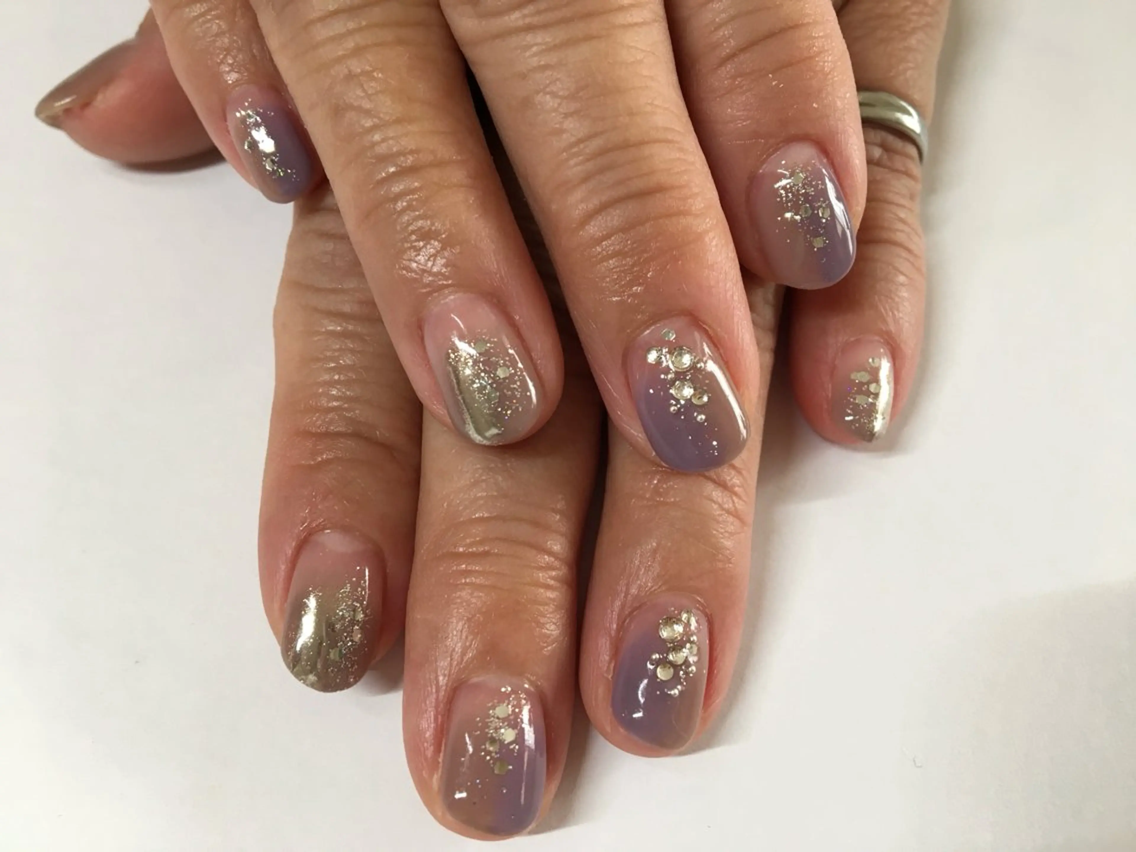 ネイル アートネイル ミラーネイル ハンドネイル nailsalon camelliaのネイルデザイン