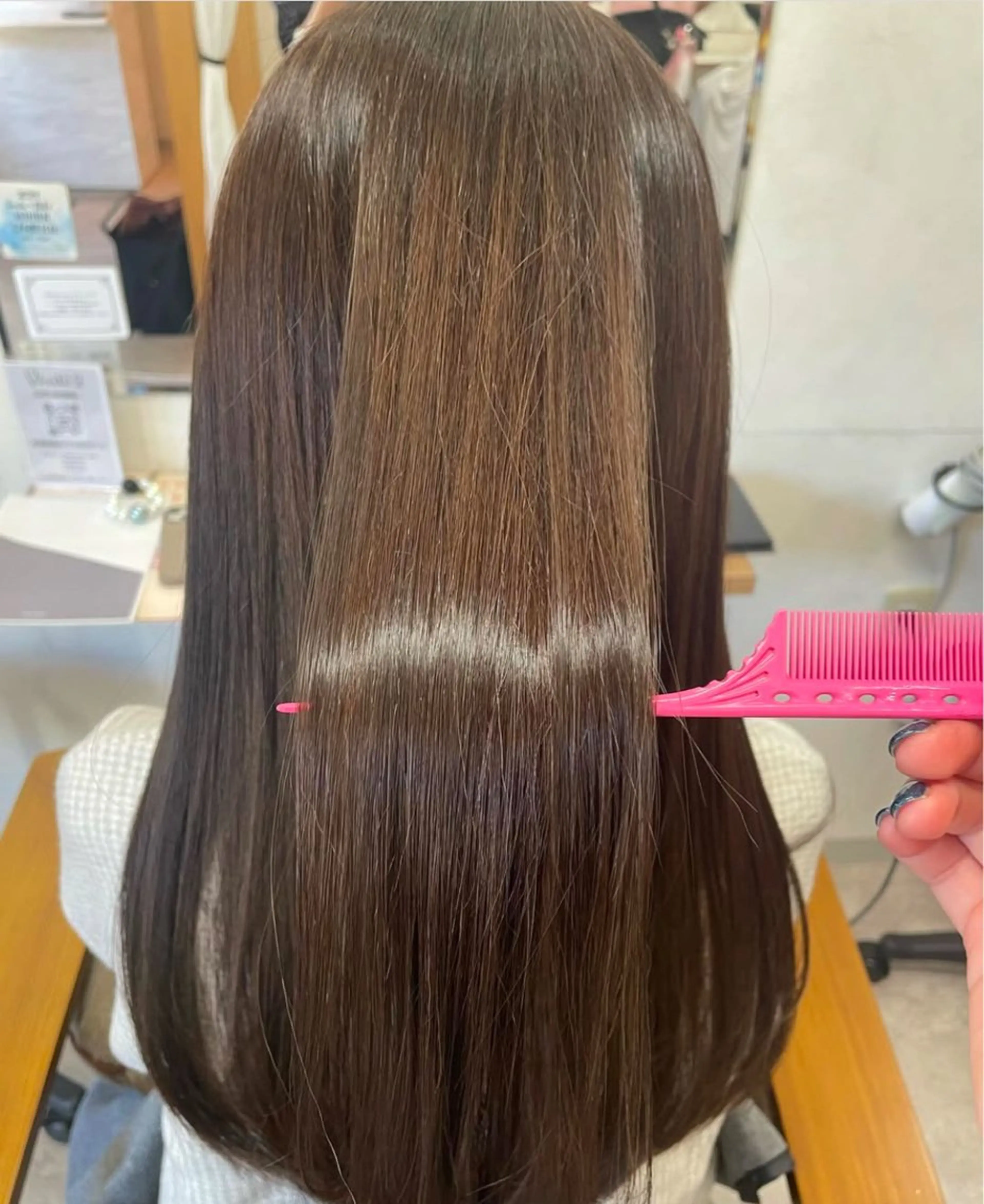 ロング カラー 田淵 心琴のヘアスタイル