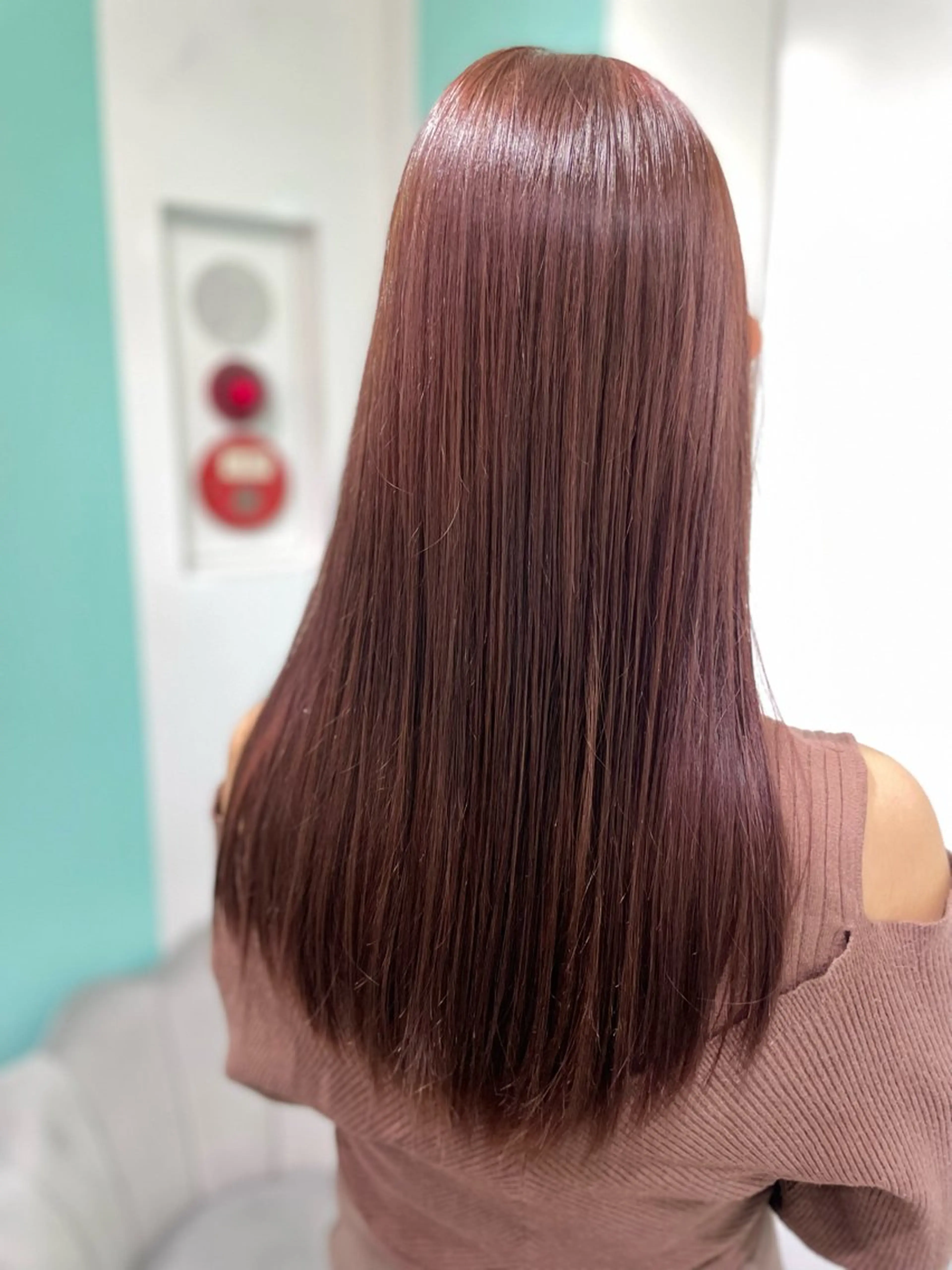 ロング ピンクラベンダー ヘアカラー Matina hair所属・原 千景のヘアスタイル