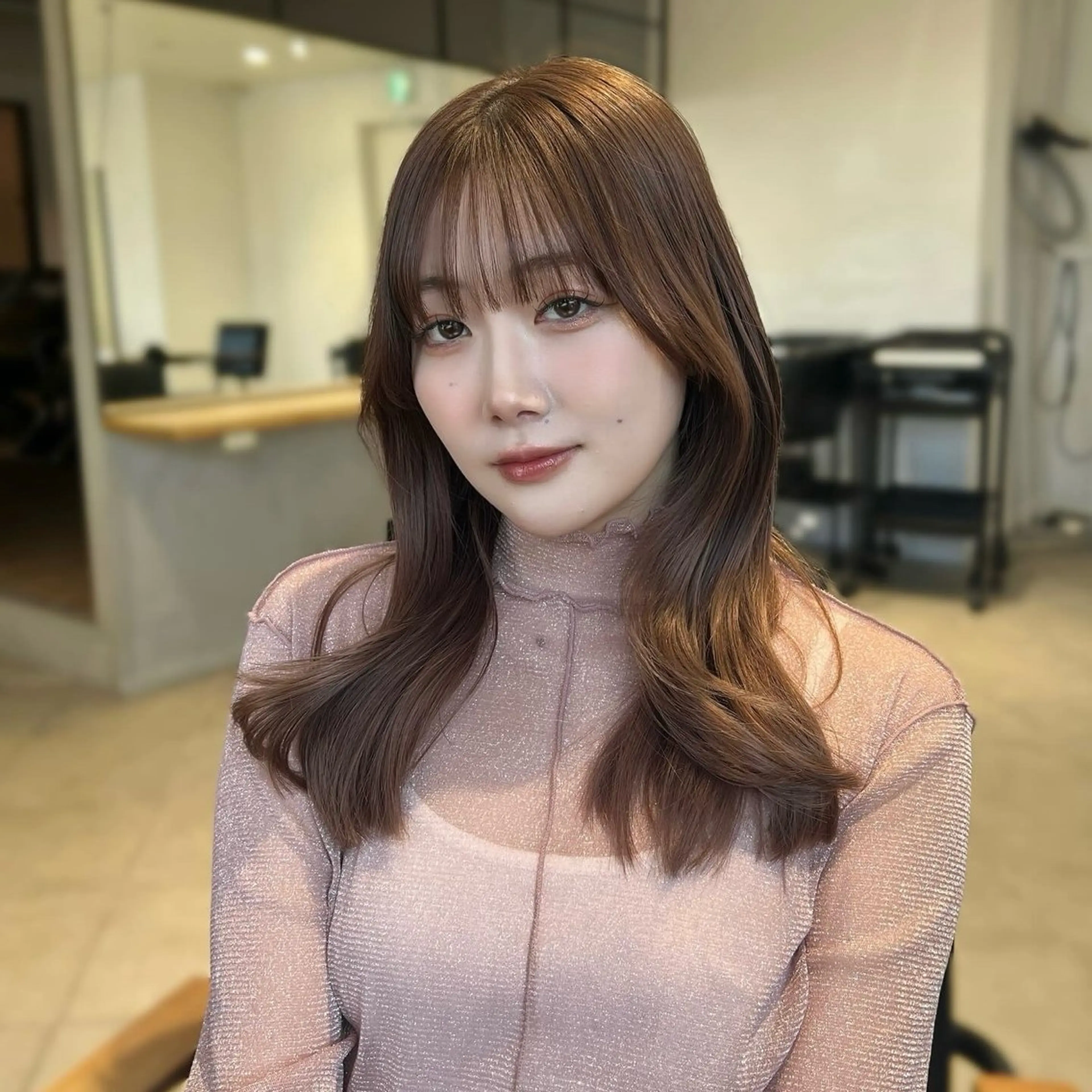 ロング カラー IVY所属・髪質改善/韓国ヘア 顔まわり特化yutoのヘアスタイル