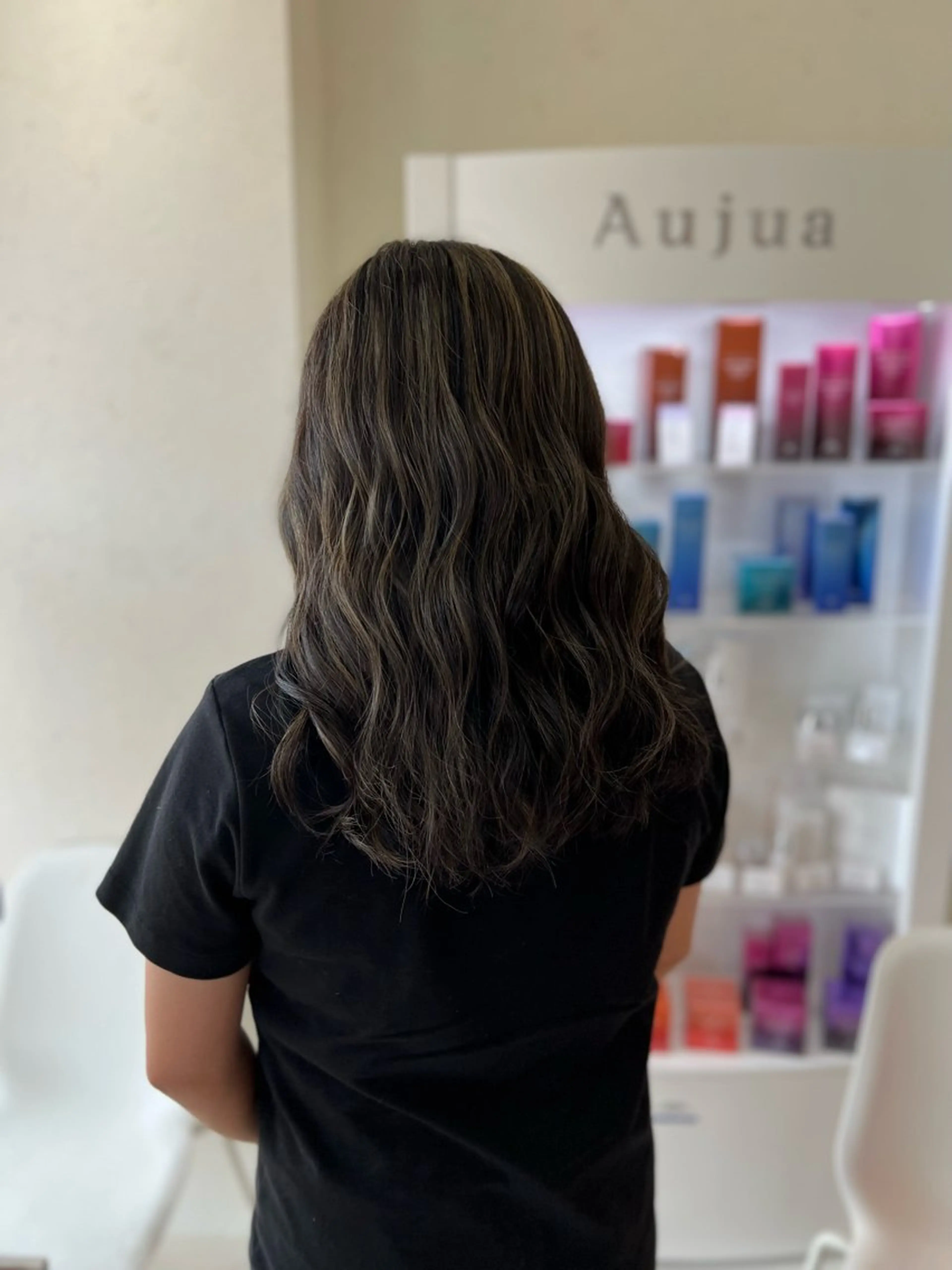 ロング カラー ヘアカラー 太白区/白髪ぼかし ハイライト/千葉達人のヘアスタイル