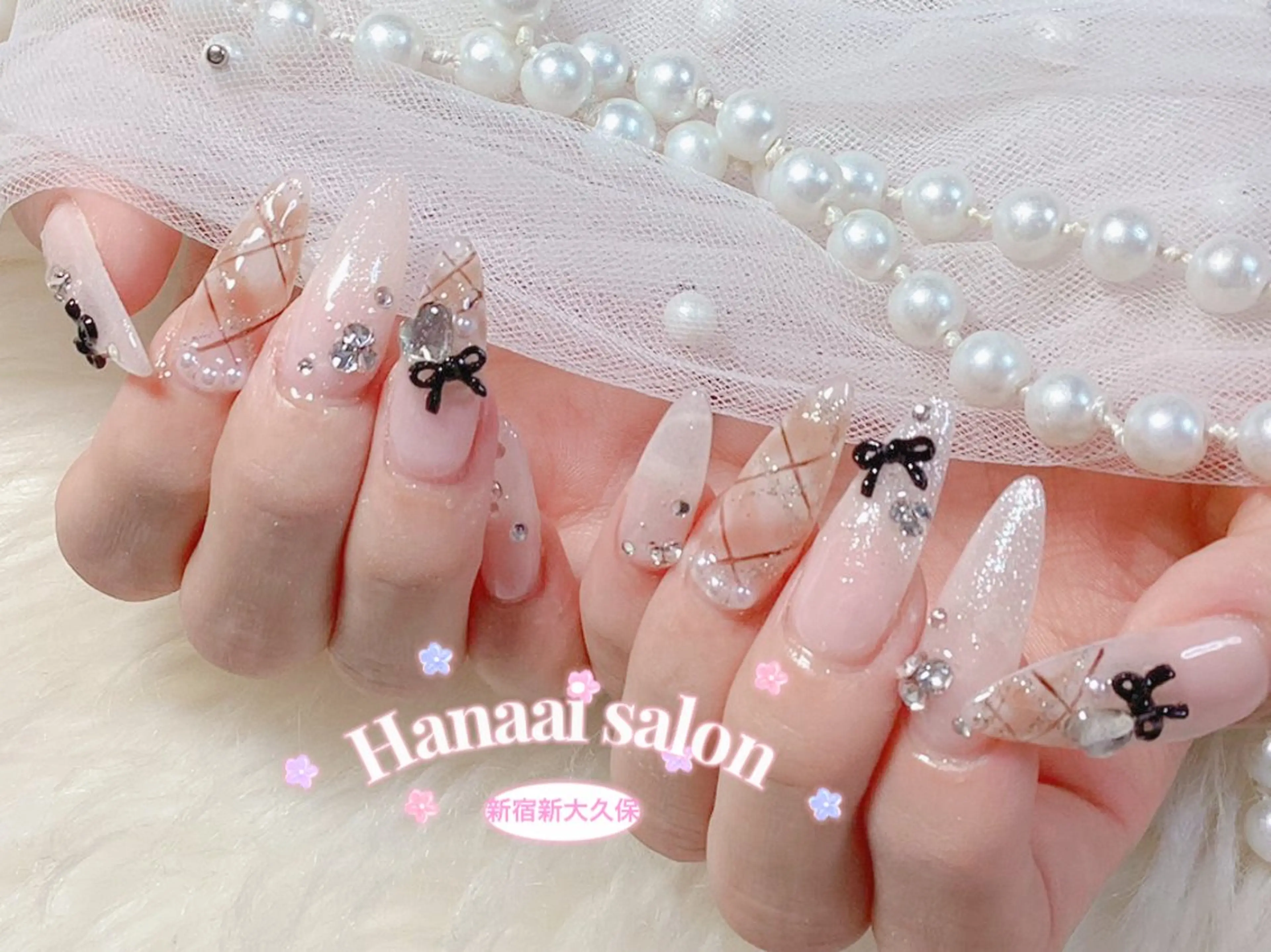 ネイル ハンドネイル Hanaai Salon新大久保店のネイルデザイン