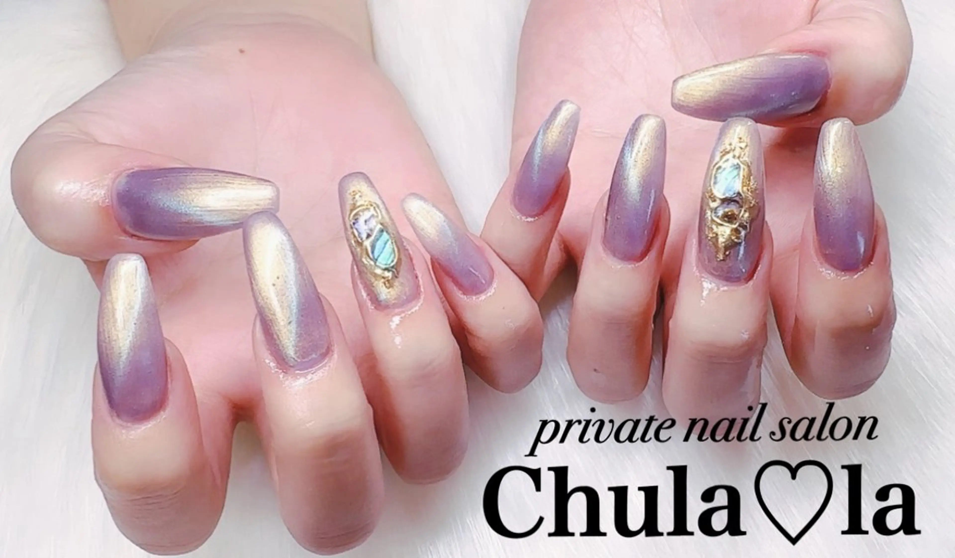 ネイル ロングネイル ハンドネイル Chula♡la 豊見城市高安のネイルデザイン