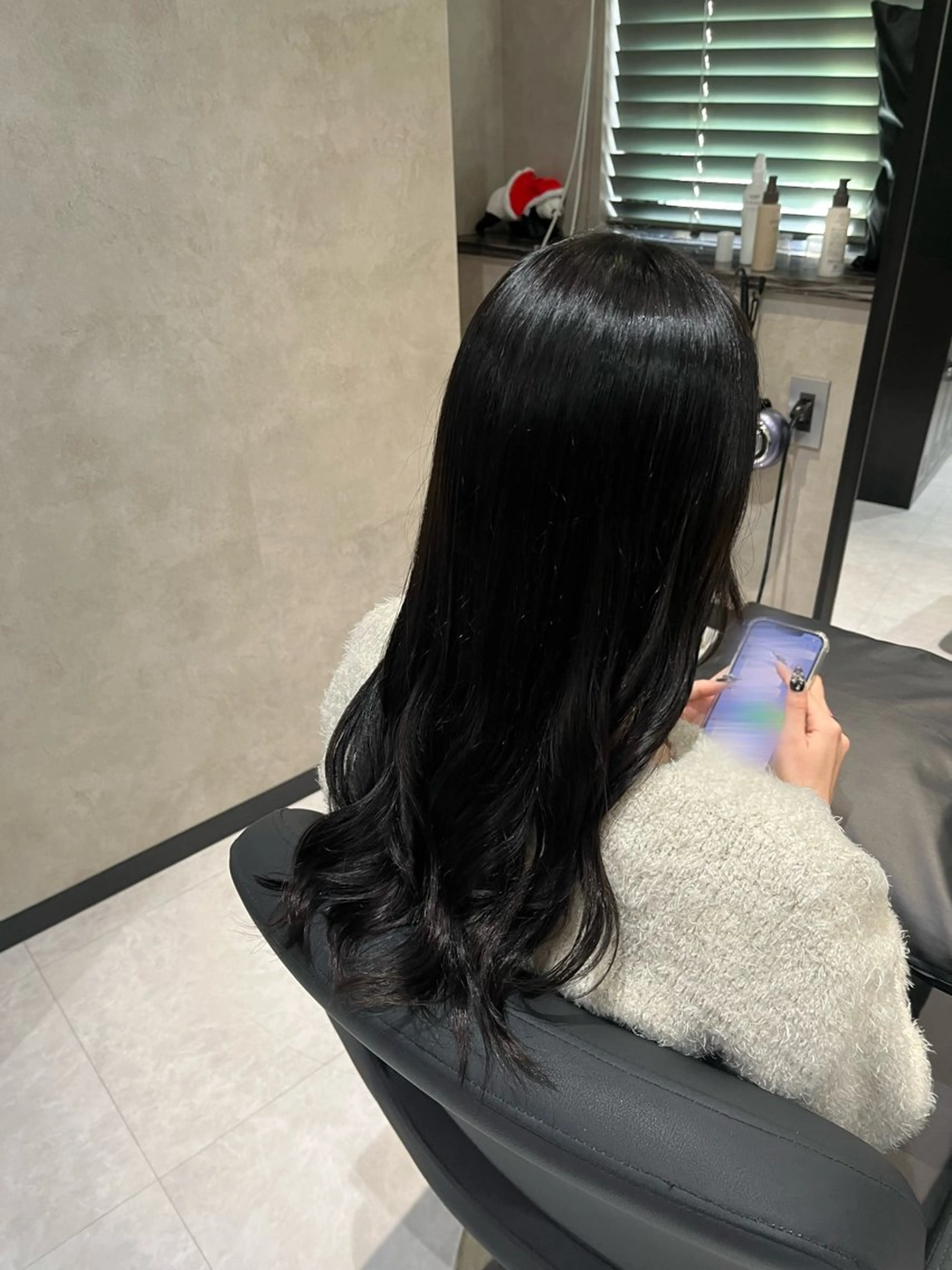 セミロング カラー 透明感カラー 髪質改善 縮毛矯正 ヘアカラー 《.Xian》ナツミ /ボブ/顔周りカットのヘアスタイル