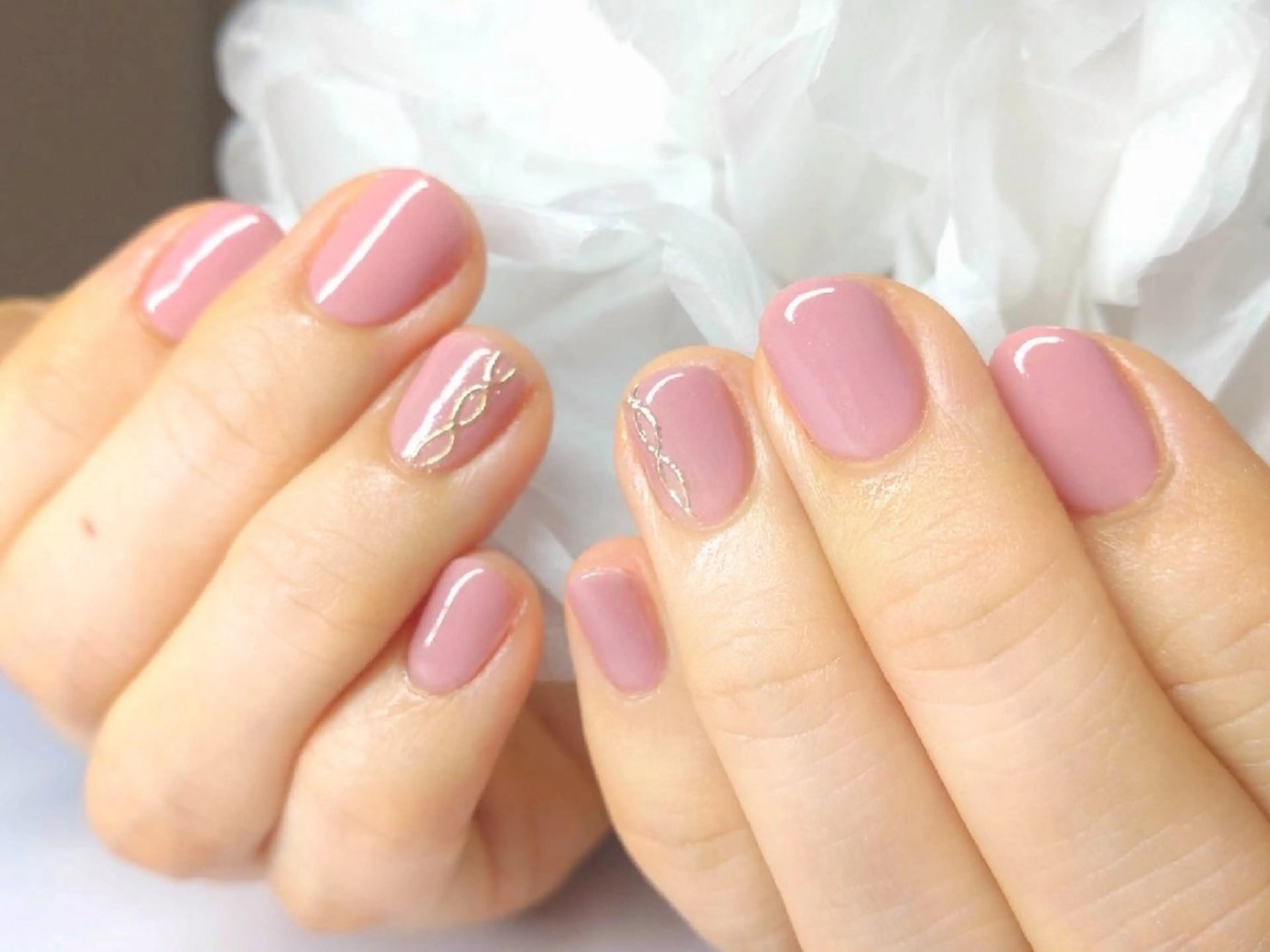 ネイル アートネイル キラキラネイル ワンカラーネイル ピンク シンプルネイル さくらや❤ パラジェル使用のネイルデザイン