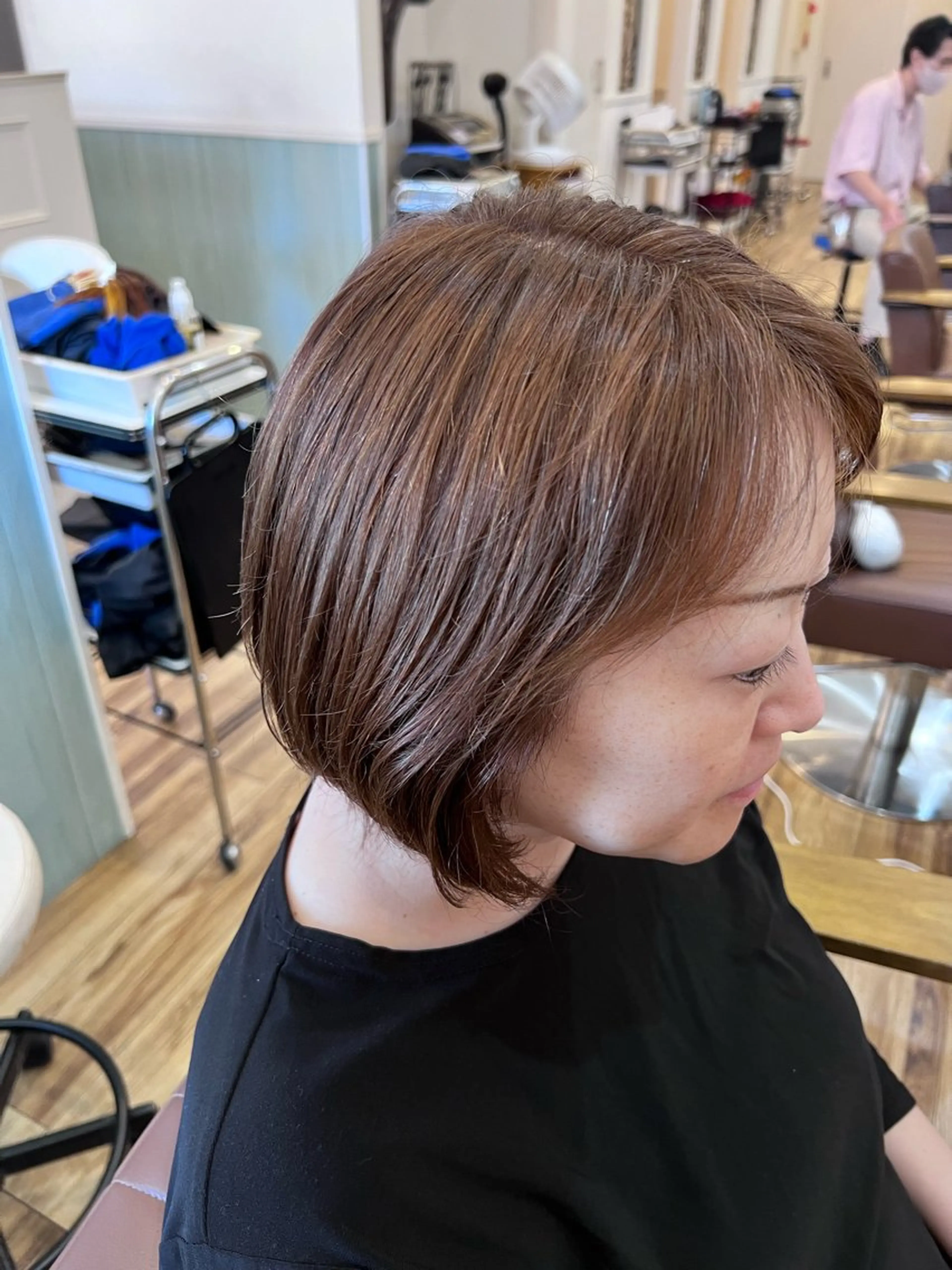 ショート カラー 🐰ハイトーンカラー 畠山 渡🐰のヘアスタイル