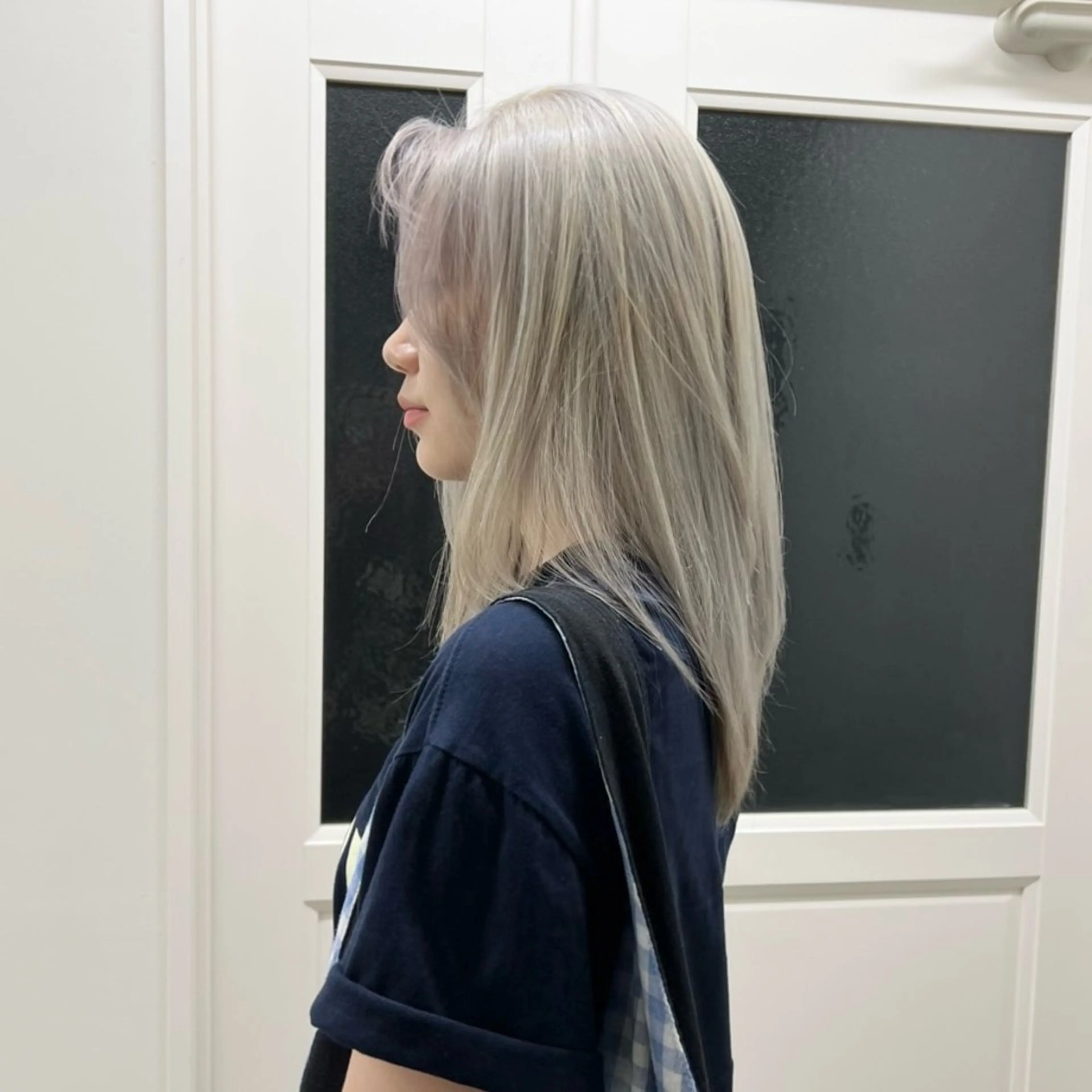 【ブリーチ２回込み】色落ちまで可愛いケアカラー+補修トリートメント⚡️の写真