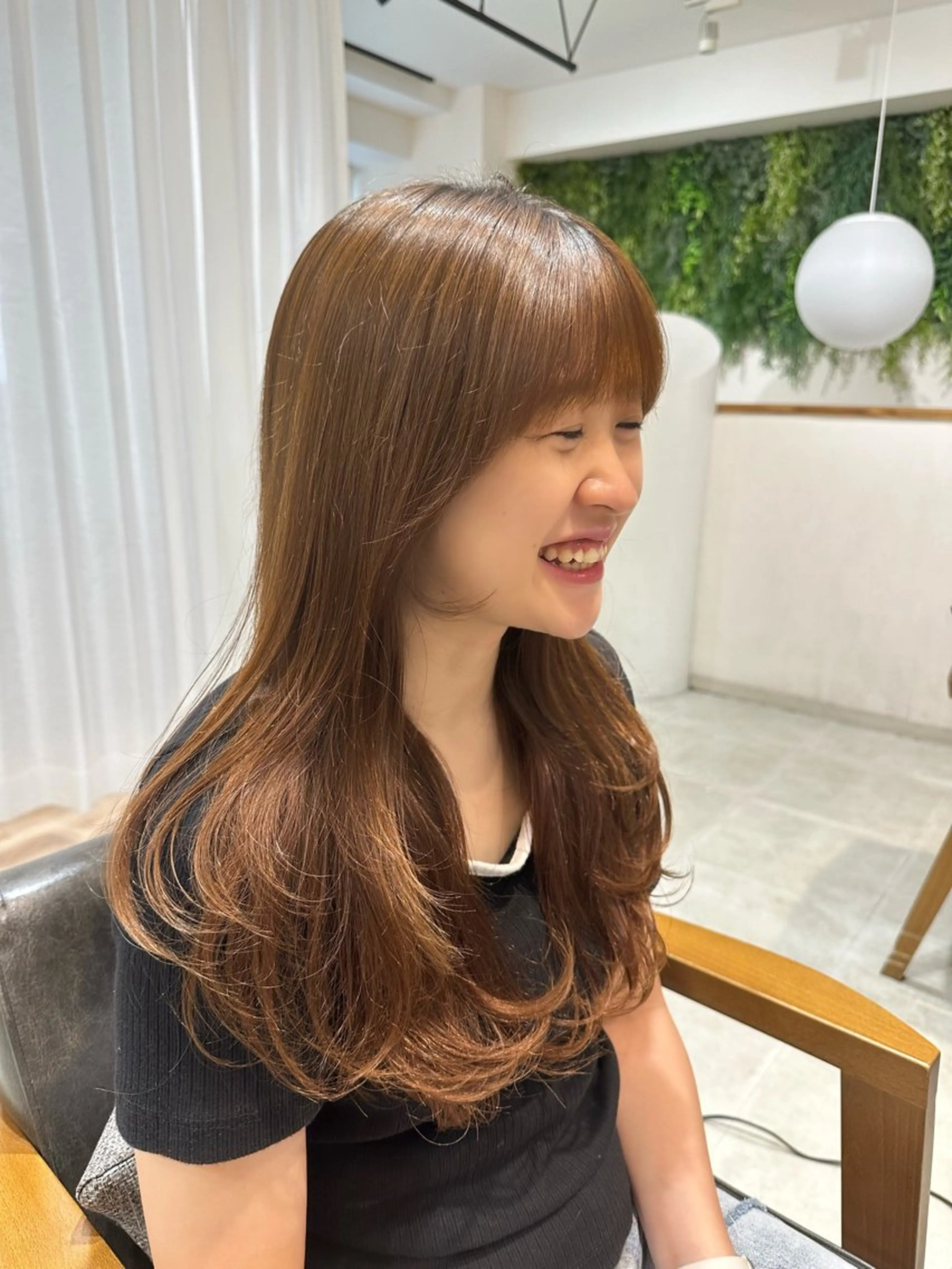 ロング レイヤーカット レイヤー/顔まわり /亀戸錦糸町/なつきのヘアスタイル