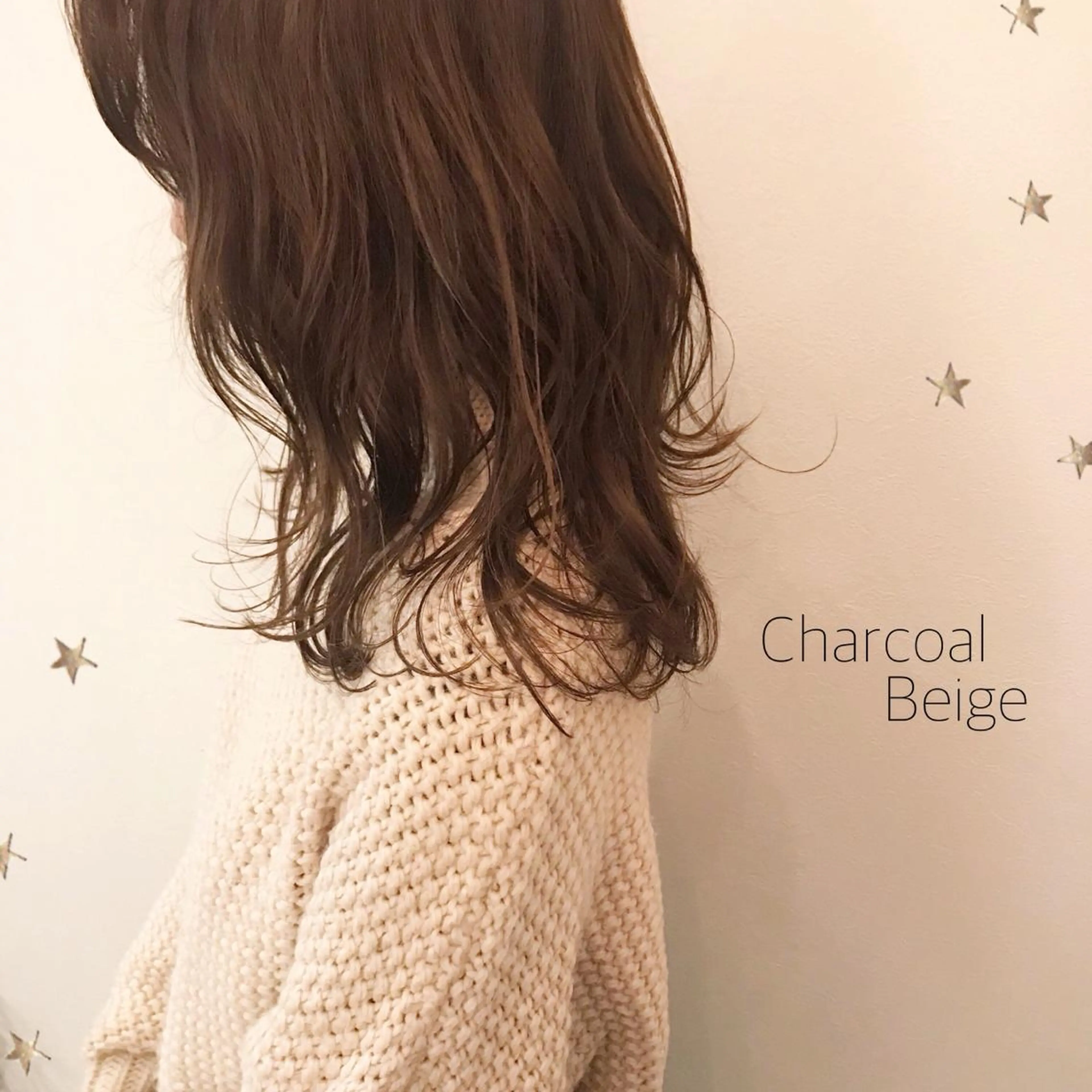 ミディアム カラー 市川 千夏のヘアスタイル