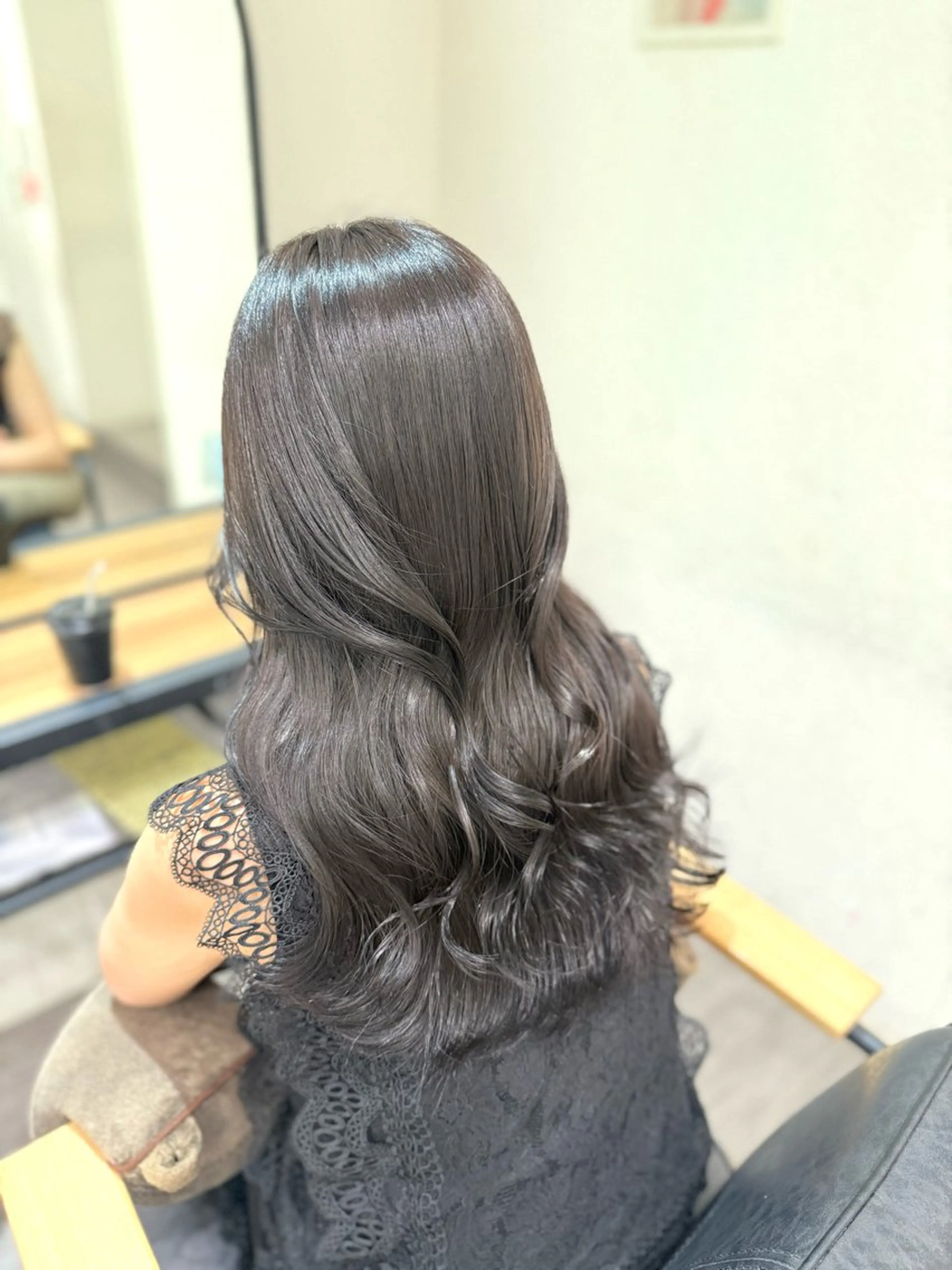 ロング カラー グレージュ シアーグレージュ ヘアカラー cocotte🫧 絹村 琴美のヘアスタイル