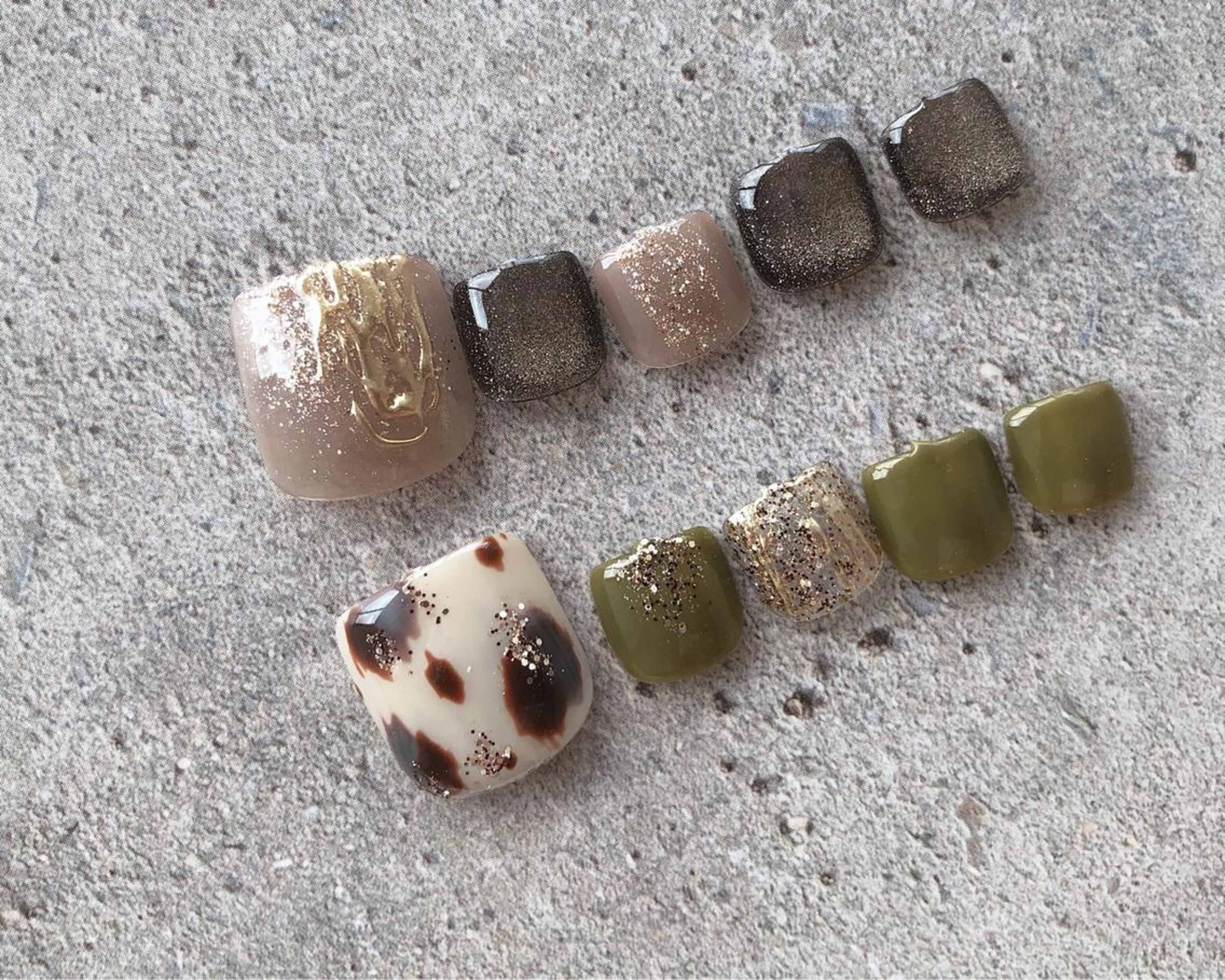 ネイル フットネイル フットネイル nail heron所属・saki_ nail heronのネイルデザイン