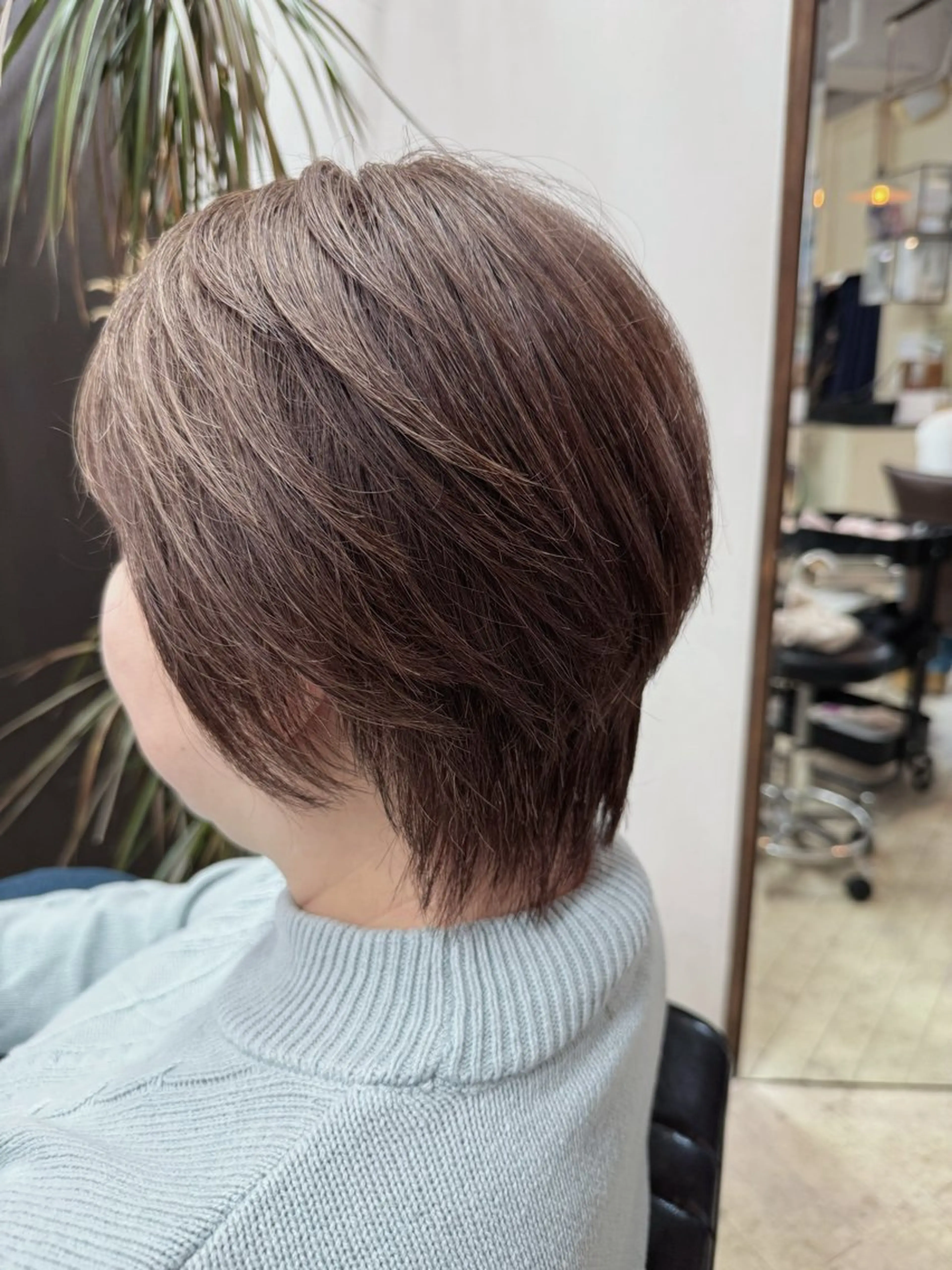 ショート カラー カット ヘアカラー 【ヌーベルバレ】 ゆきみのヘアスタイル