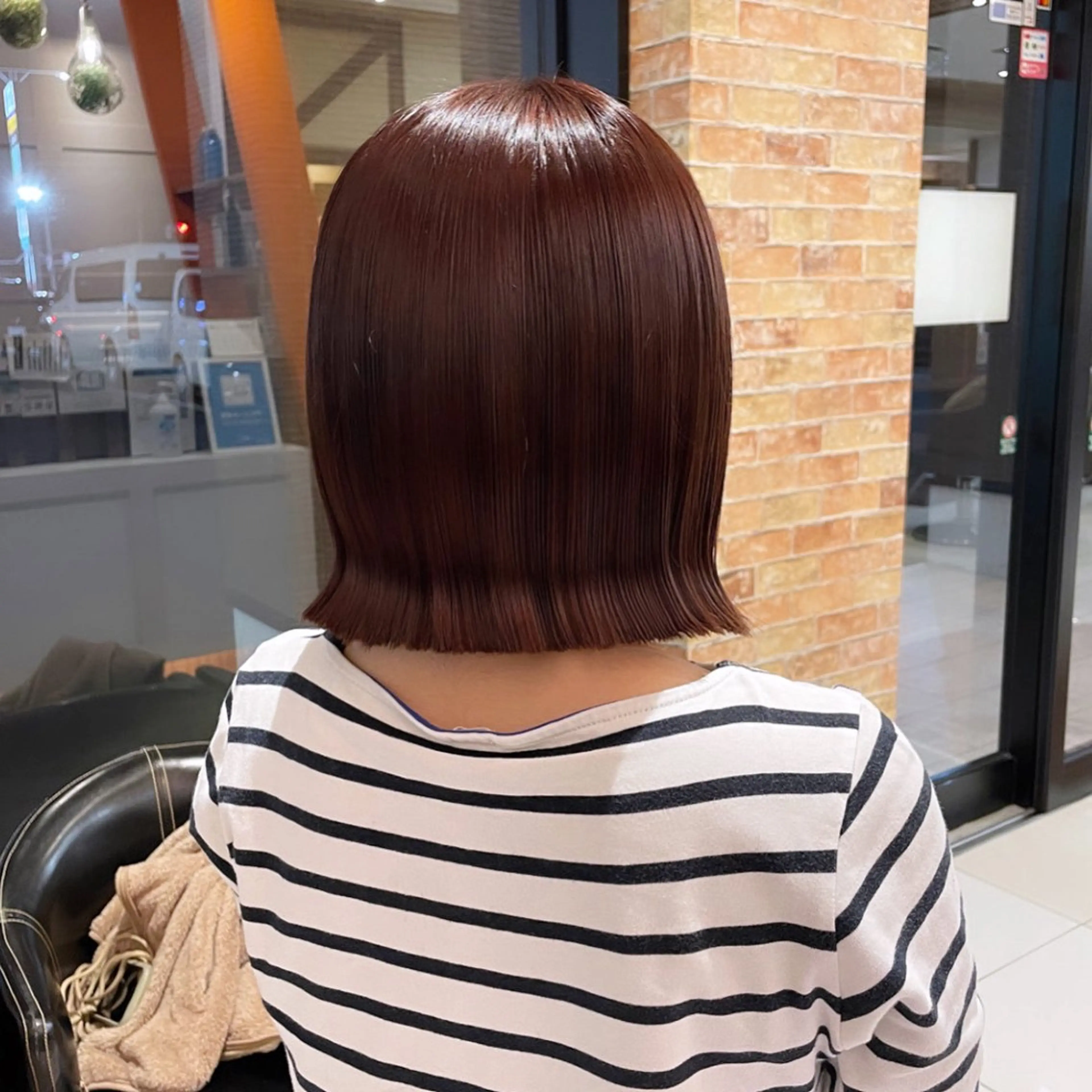 ショート カラー 切りっぱなしボブ ボブ EARTH🎀 ryokaのヘアスタイル