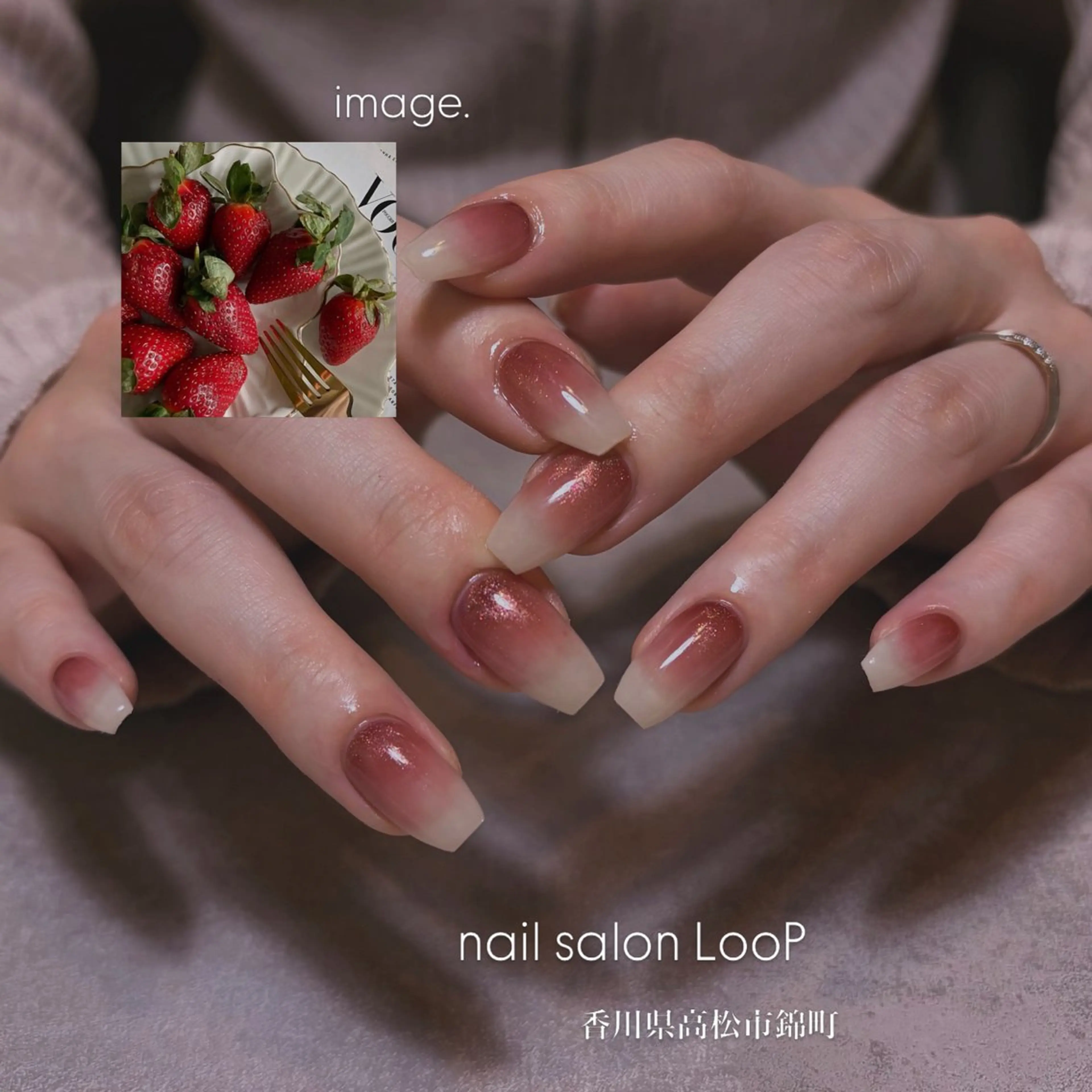 ネイル ハンドネイル LooP riho / nuanceのネイルデザイン
