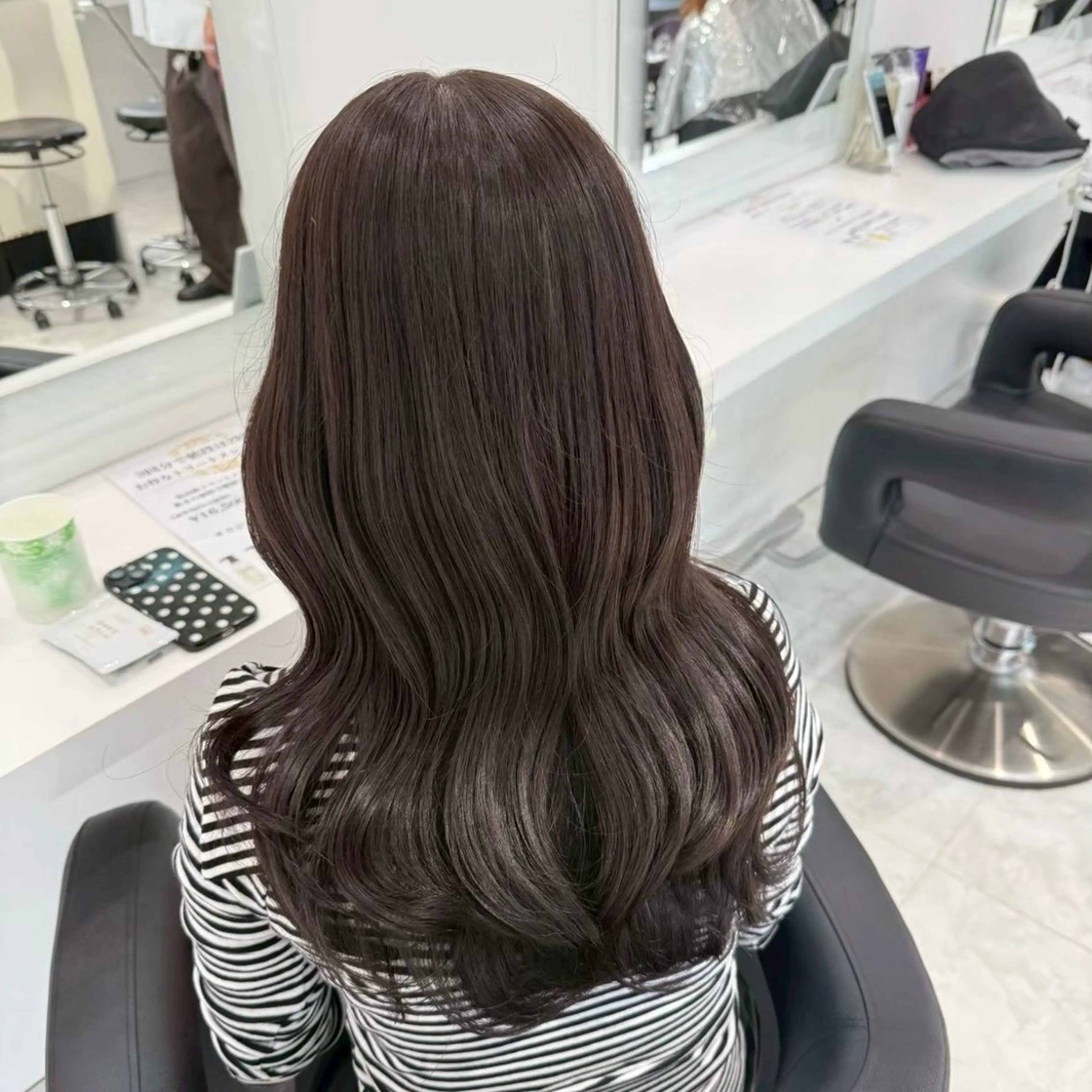 カラー 🤍ブリーチなし ブラウンhimi🤍のヘアスタイル