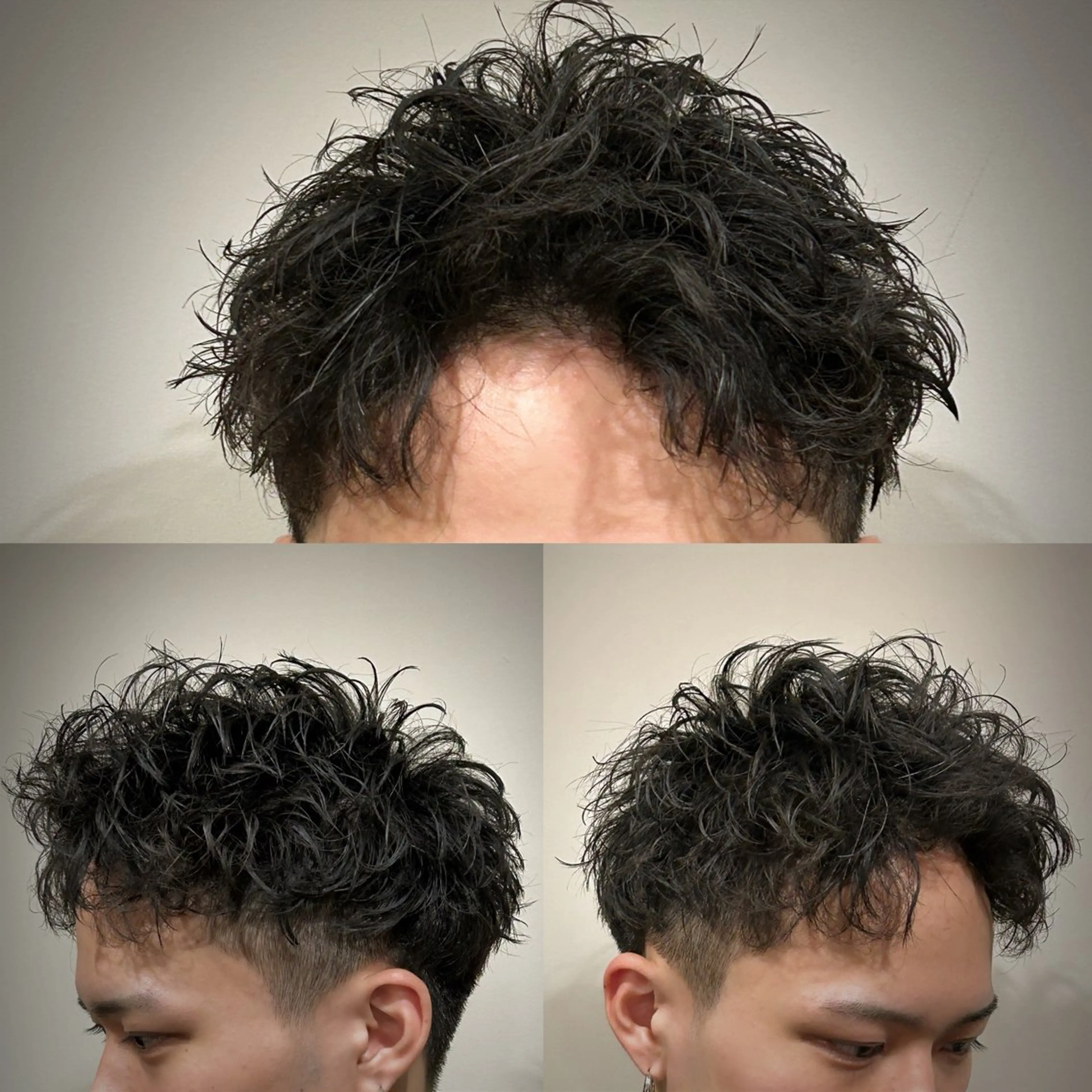 ショート パーマ メンズ メンズパーマ ショートヘア 鉄尾 竜馬のヘアスタイル