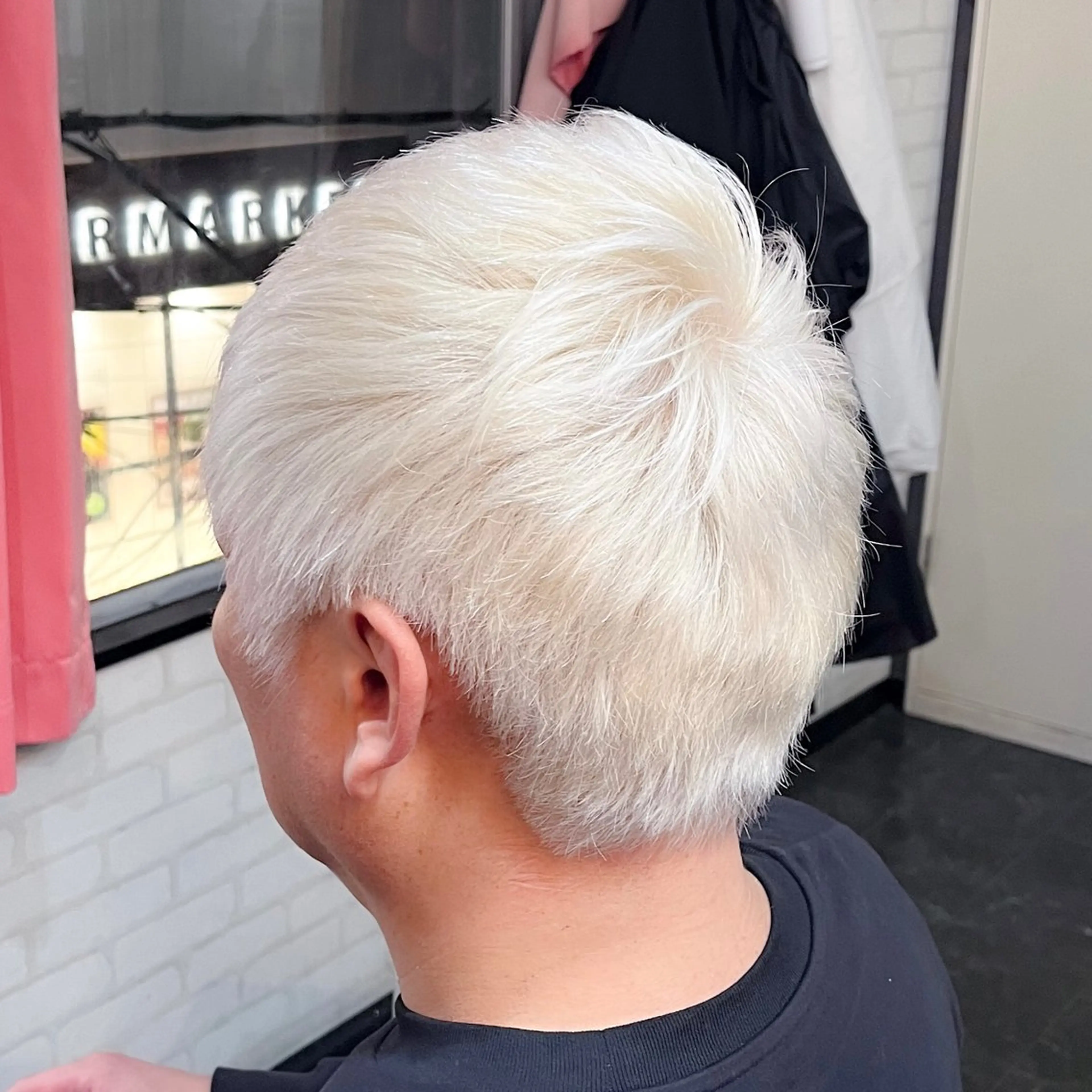 ショート カラー メンズ メンズブリーチ ブリーチ ケアブリーチ トリートメント ヘアカラー Kimura Shinyaのヘアスタイル