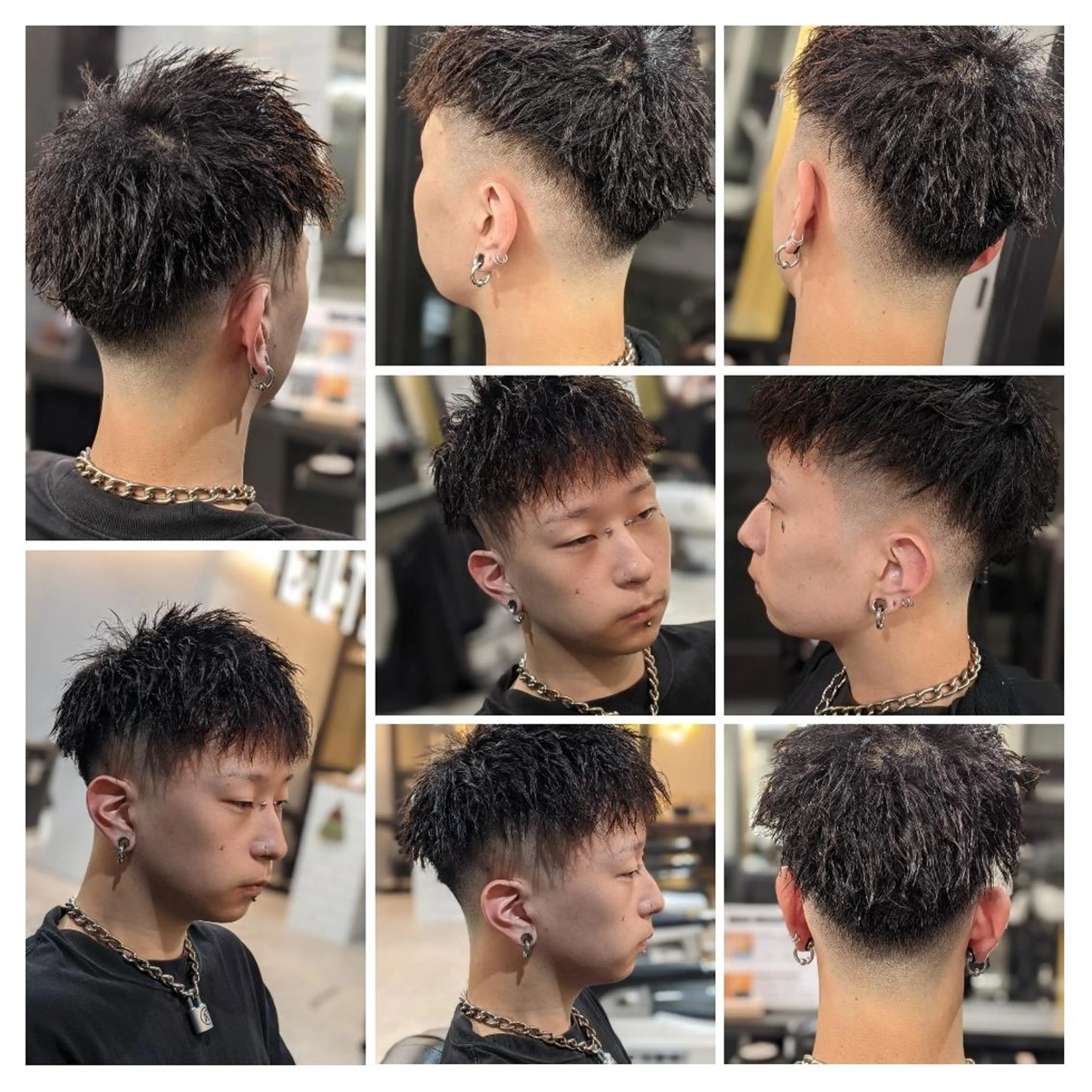 パーマ セミロング セミロングパーマ ツイストパーマ FRANK'SBARBER所属・💈山本  卓士💈のヘアスタイル