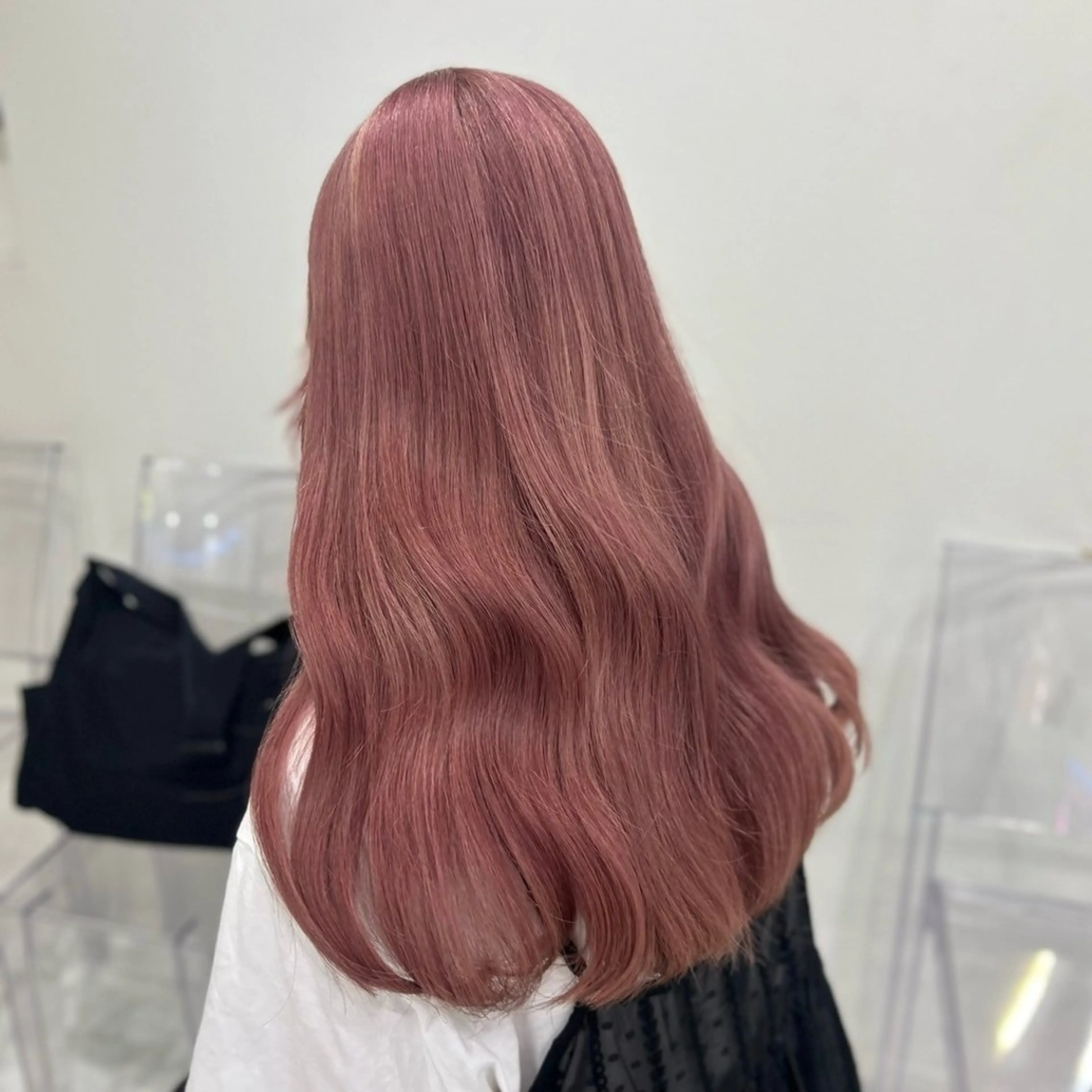 ミディアム カラー 🎀🧁ダメージレス 艶髪カラー🧁🎀のヘアスタイル