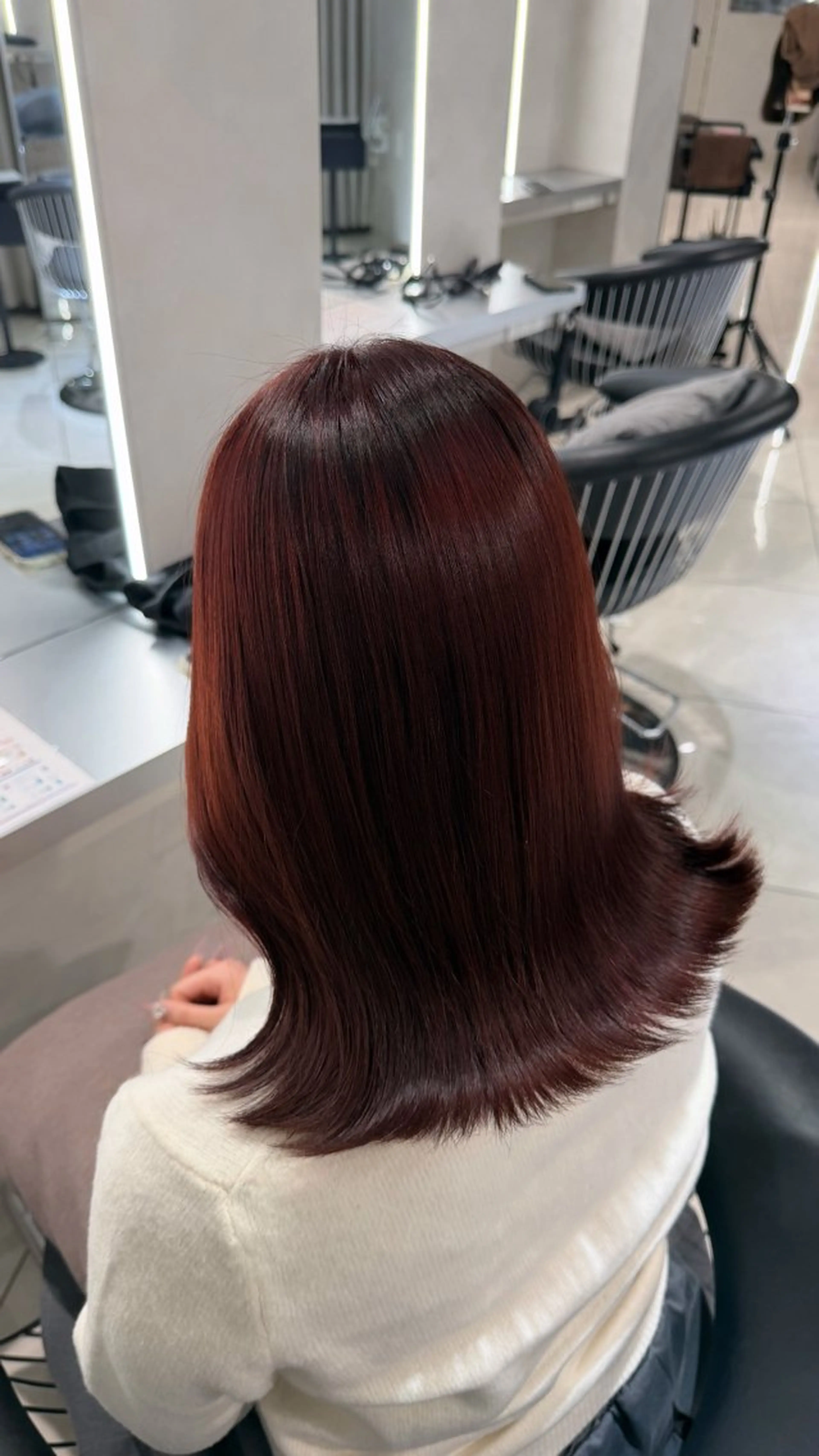 【赤髪したい方限定♥️】ワンカラー + 高保湿2steptreatment⟡.·の写真