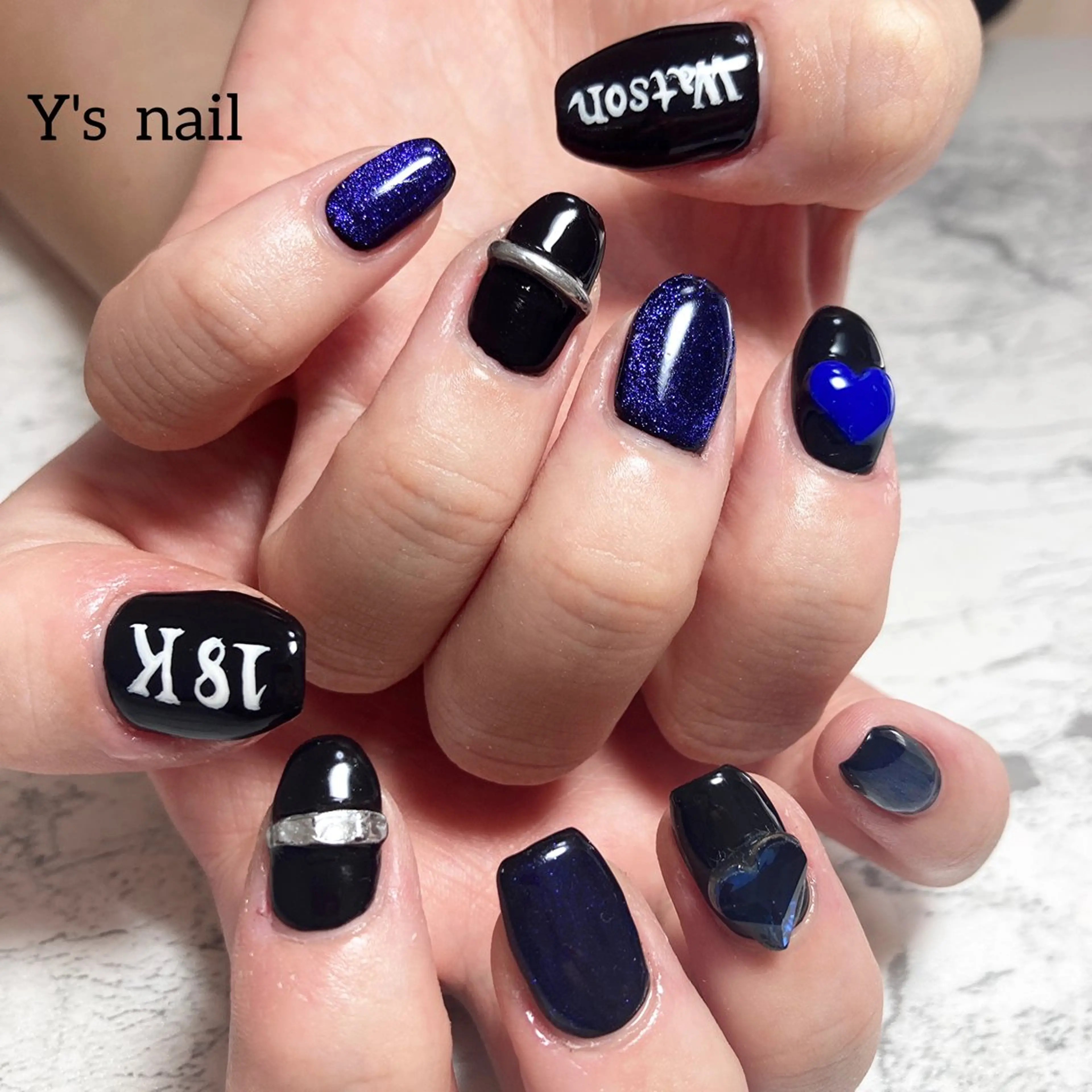ネイル 手書きが得意🖌️ Y’s  nailのネイルデザイン