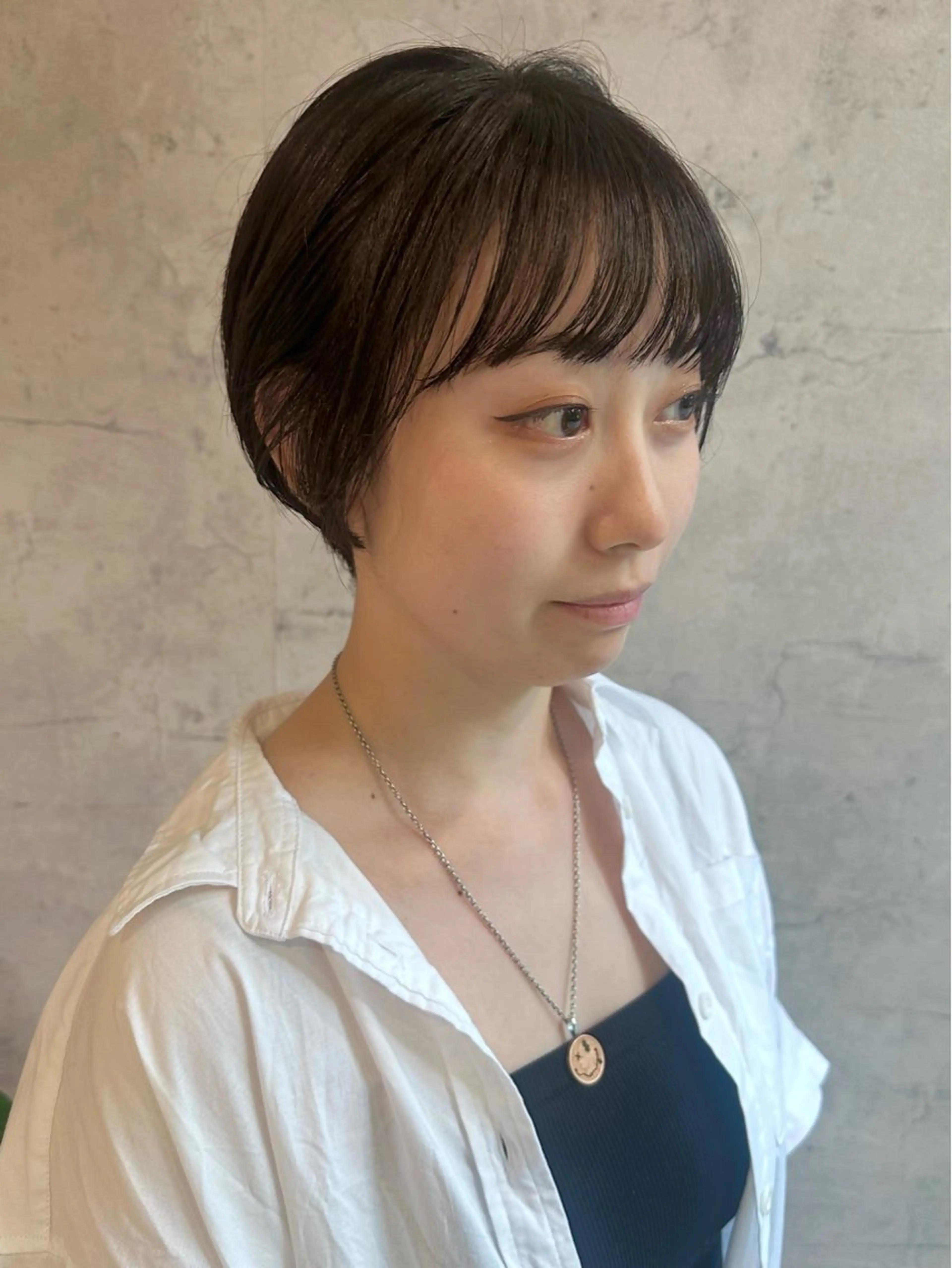 ショート 丸みショート ショートヘア yukie🌷 /暖色🍒梅田サロンのヘアスタイル