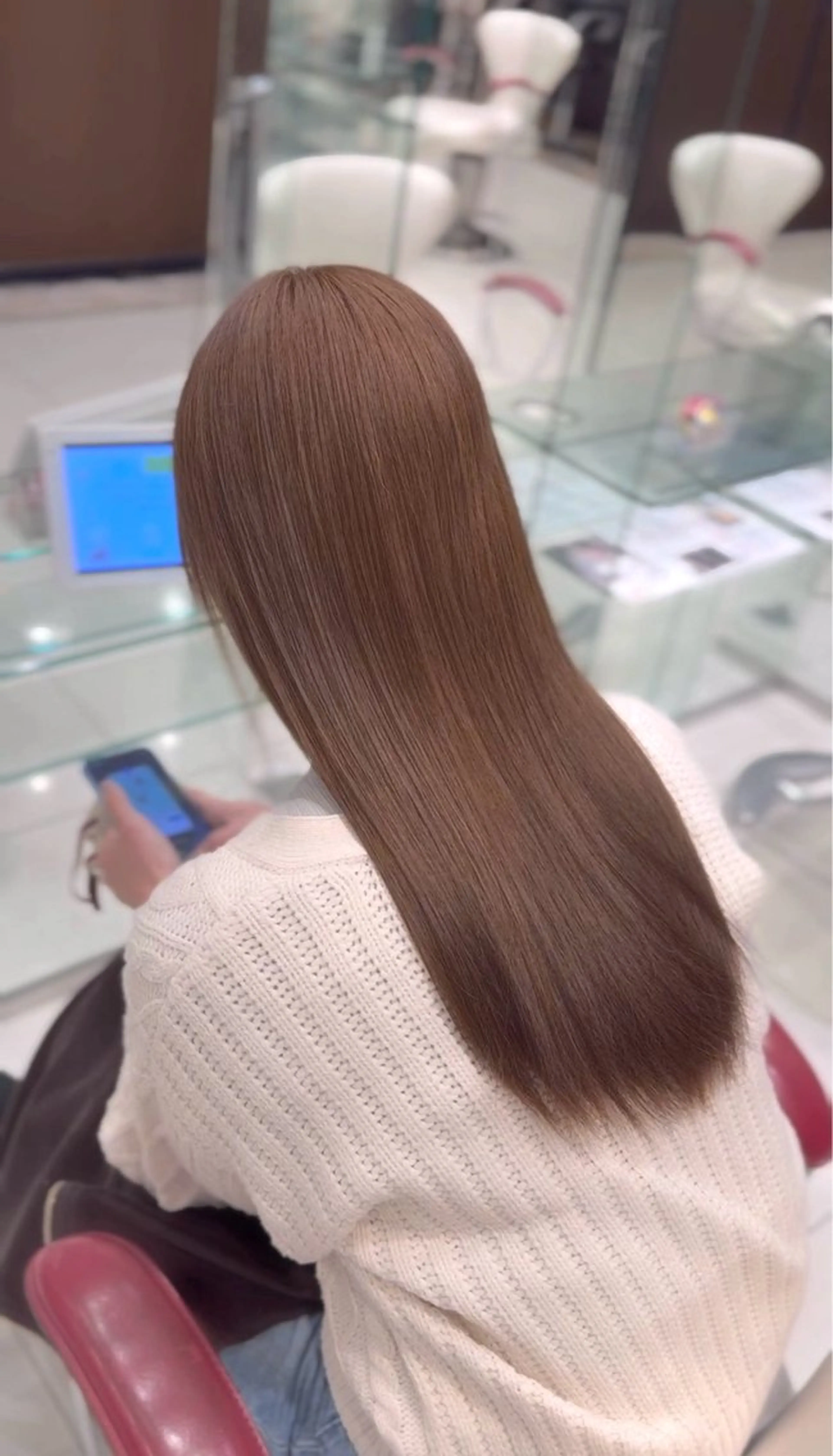 カラー ベージュカラー ブリーチ ブリーチなしカラー ヘアカラー ブリーチ特化/ 赤髪/ゆうしん🥀のヘアスタイル