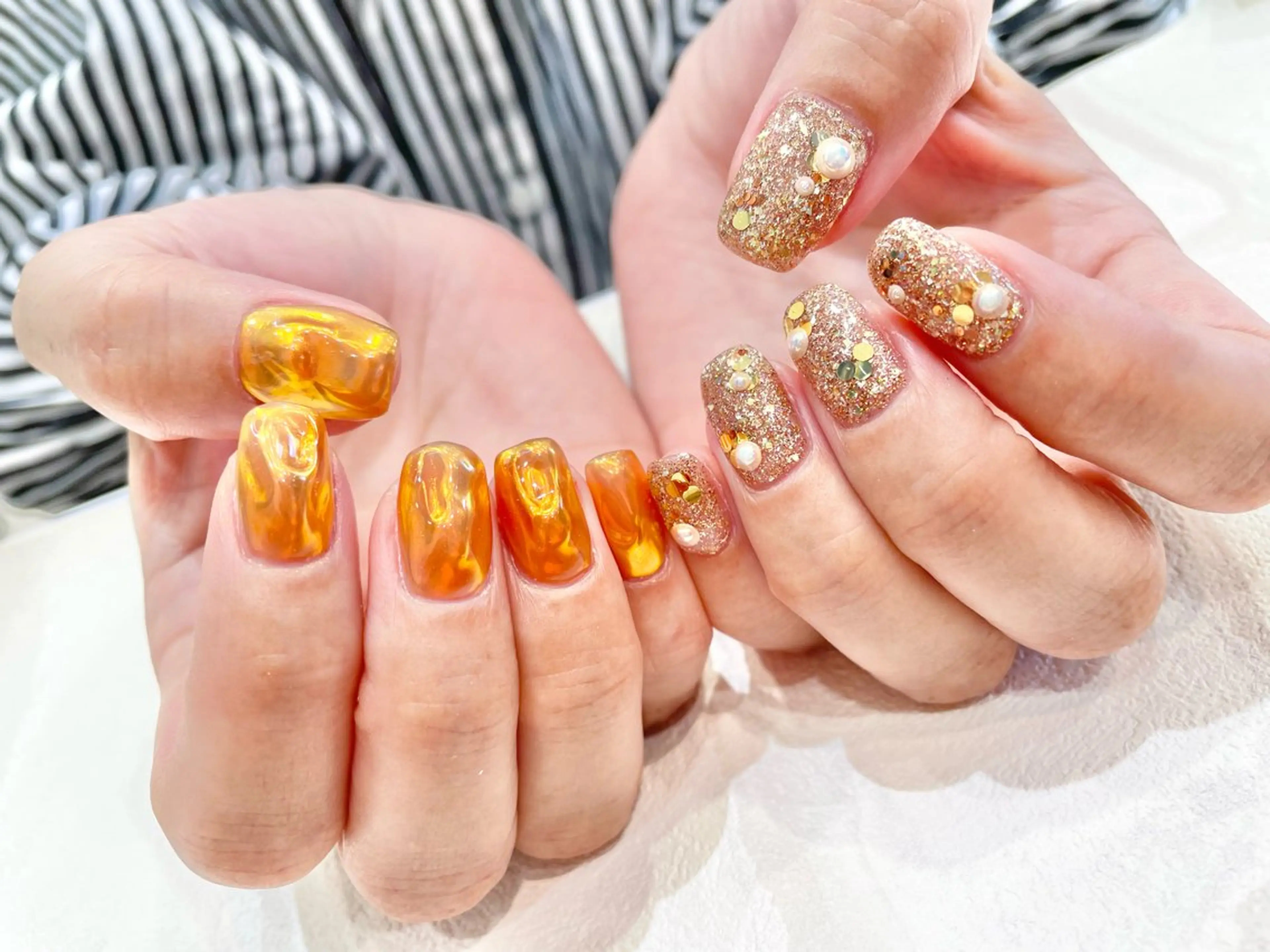 ネイル ハンドネイル Ash関内ネイリスト 荒木のネイルデザイン