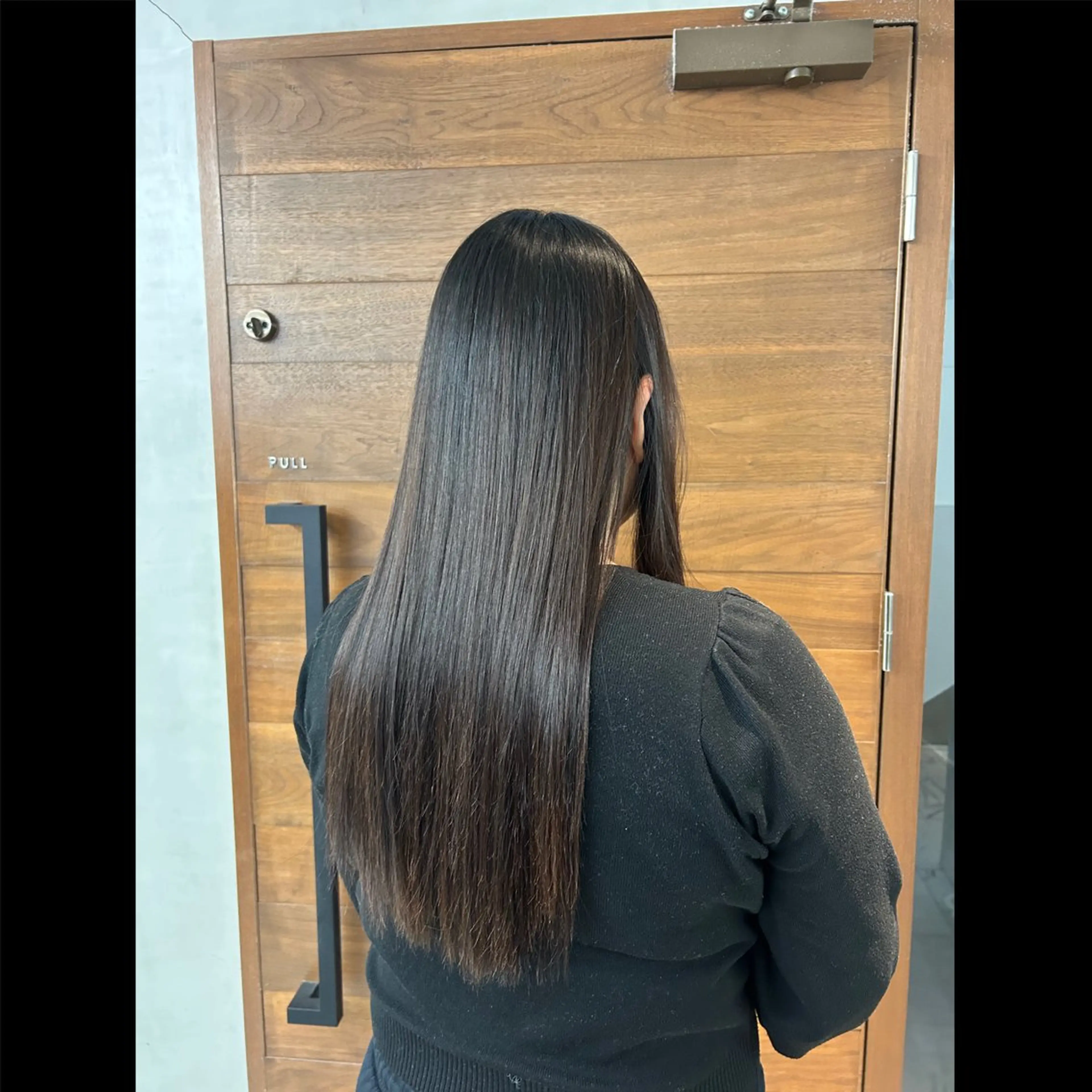 ロング カット 縮毛矯正 カットモデル/ボブ/ reina🐈‍⬛のヘアスタイル