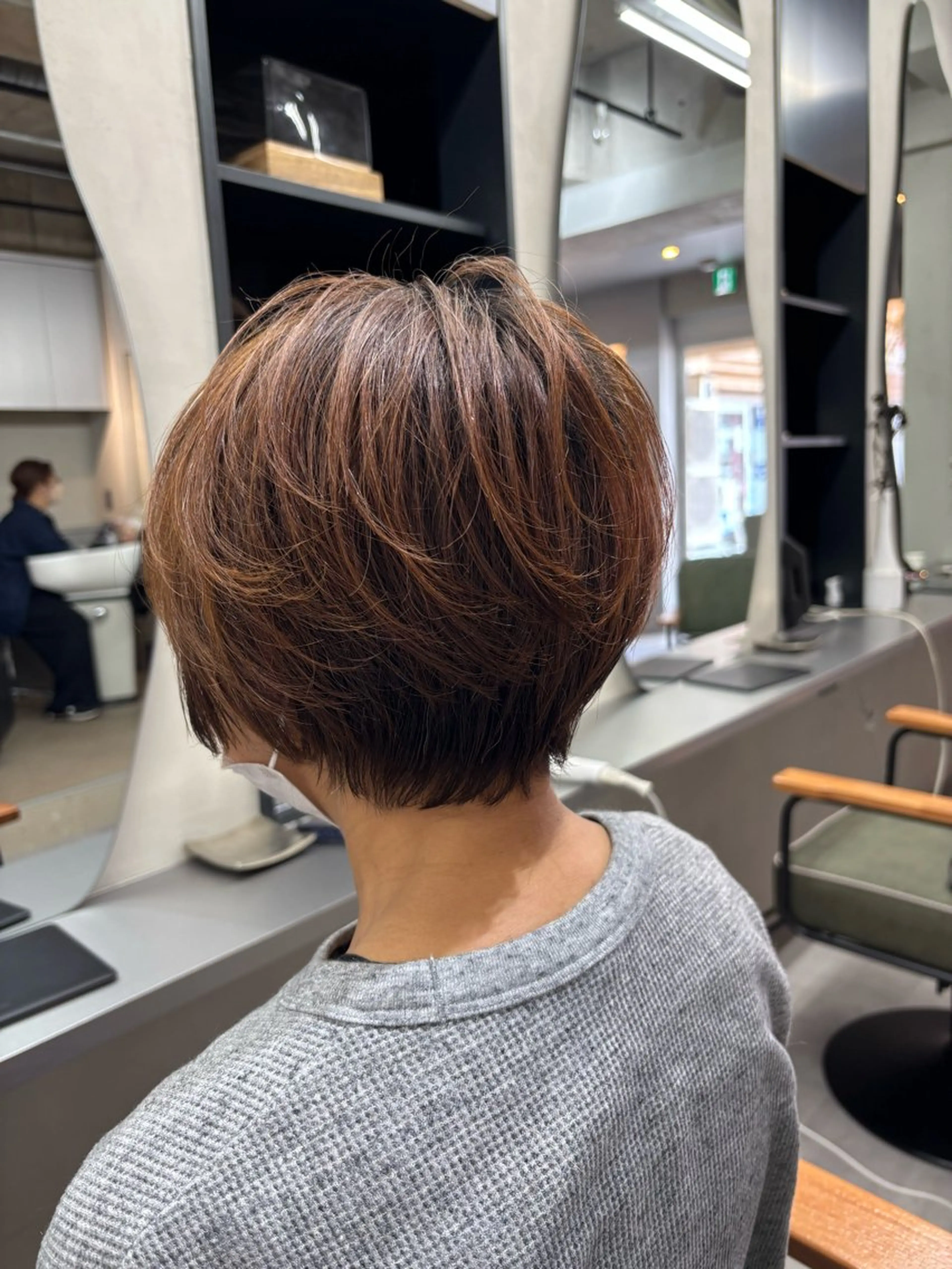 ショート カラー ショートヘア カット ヘアカラー トリートメント nico 麻生 やまざきれいのヘアスタイル