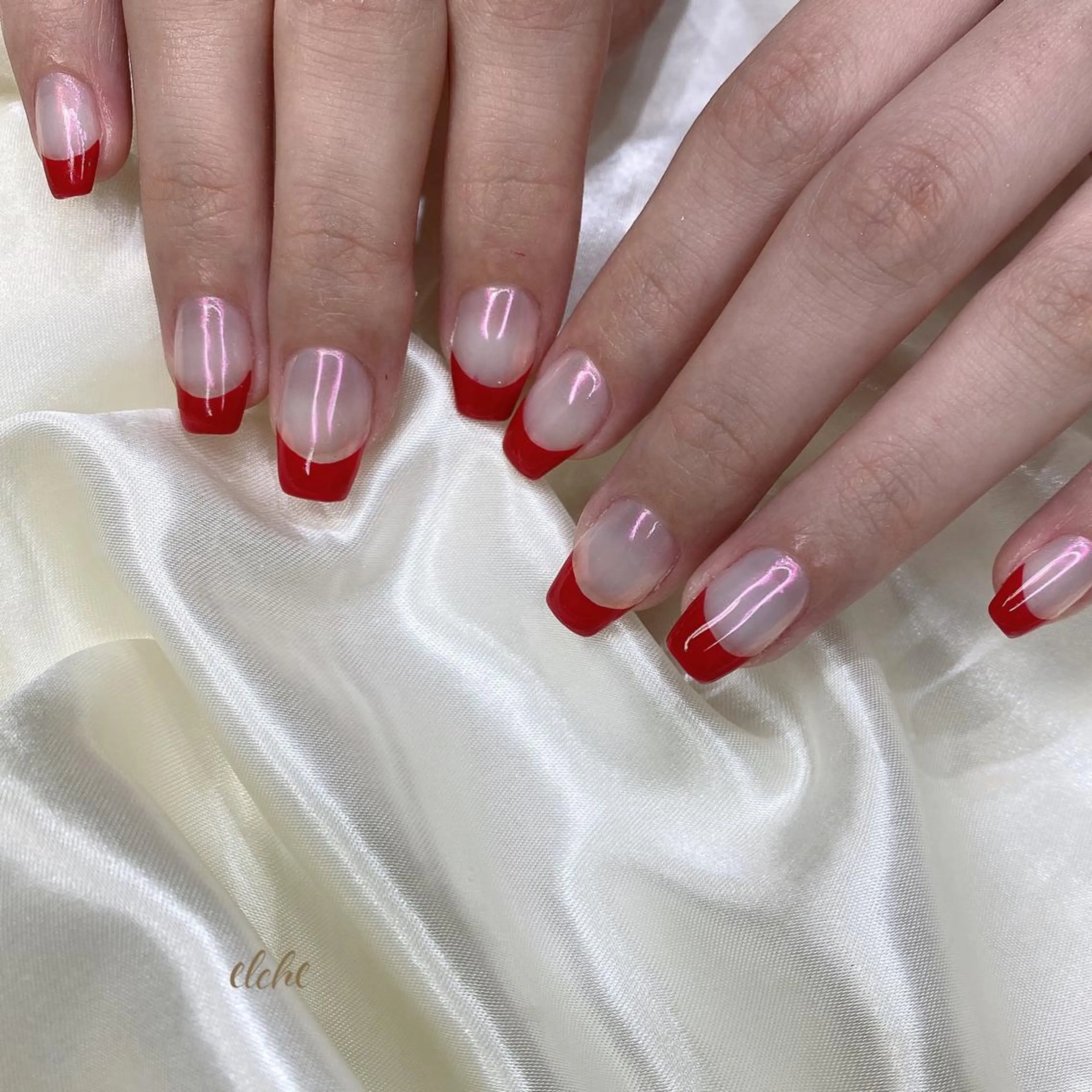 ネイル オーロラネイル ハンドネイル 西岡 杏のネイルデザイン