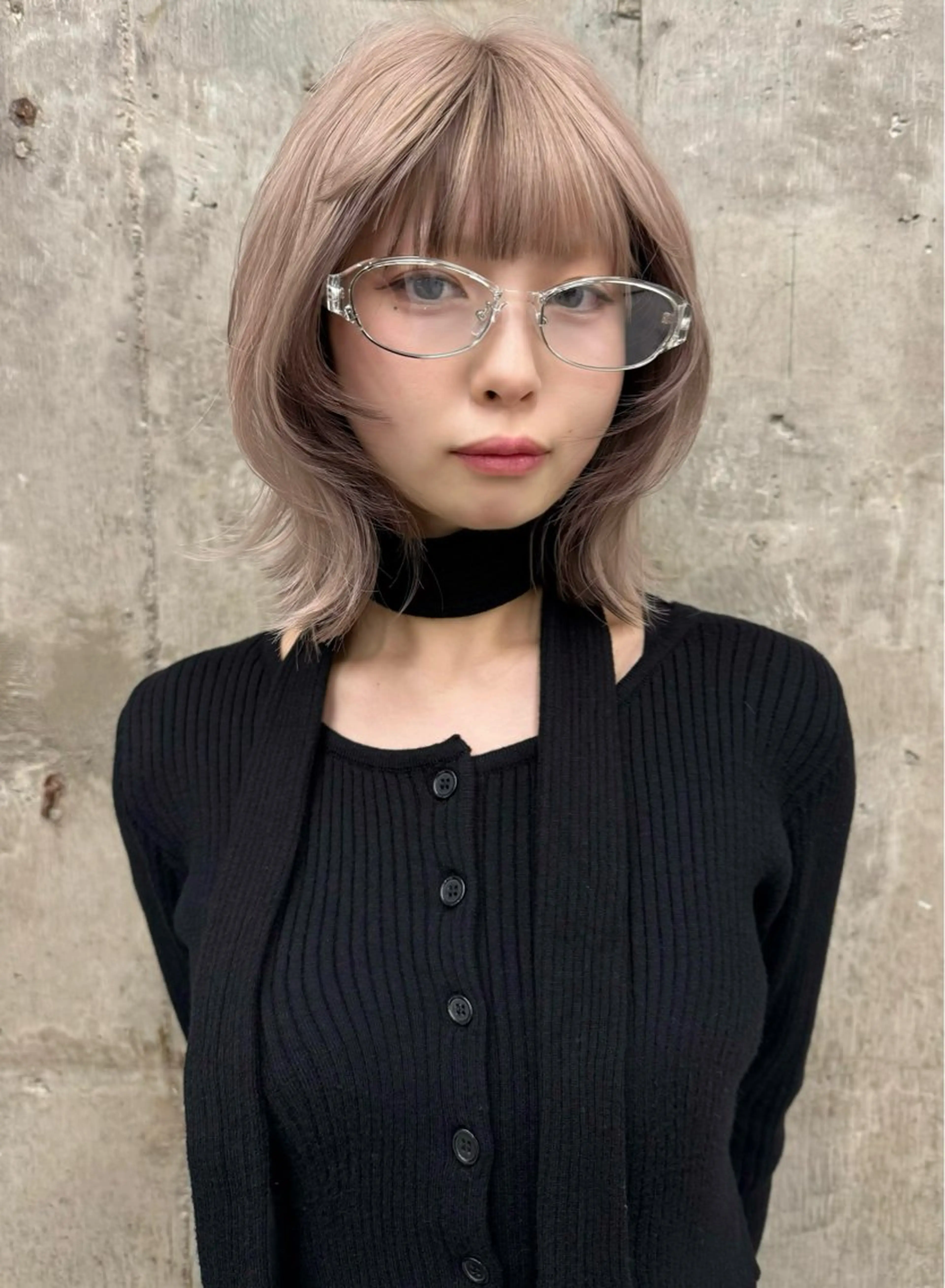 ショート カラー カット ヘアカラー トリートメント MIKU★デザイン/ 透明感カラー/ボブのヘアスタイル