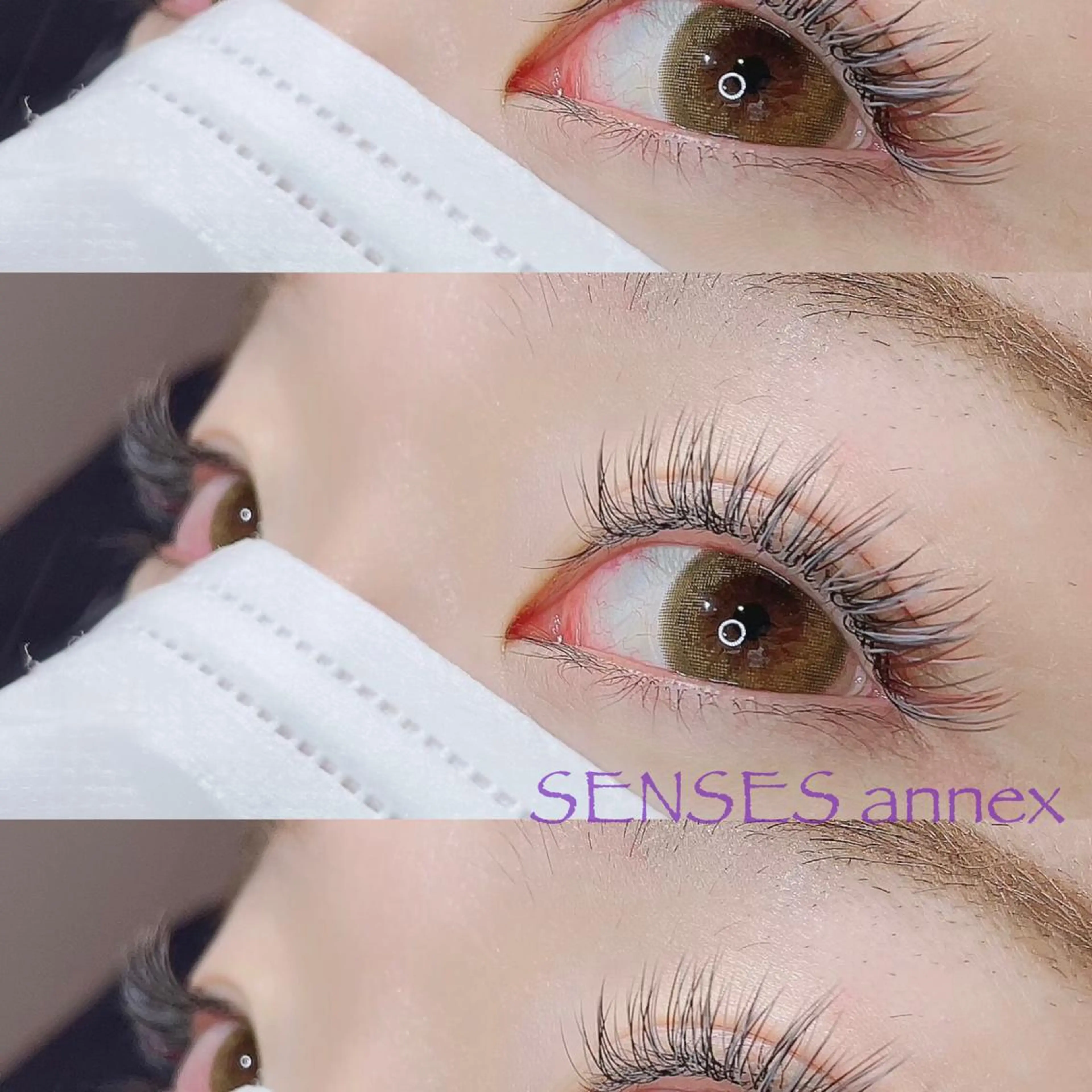 マツエク・マツパ カラーマツエク マツエク SENSES_ WAKAのマツエク・マツパデザイン