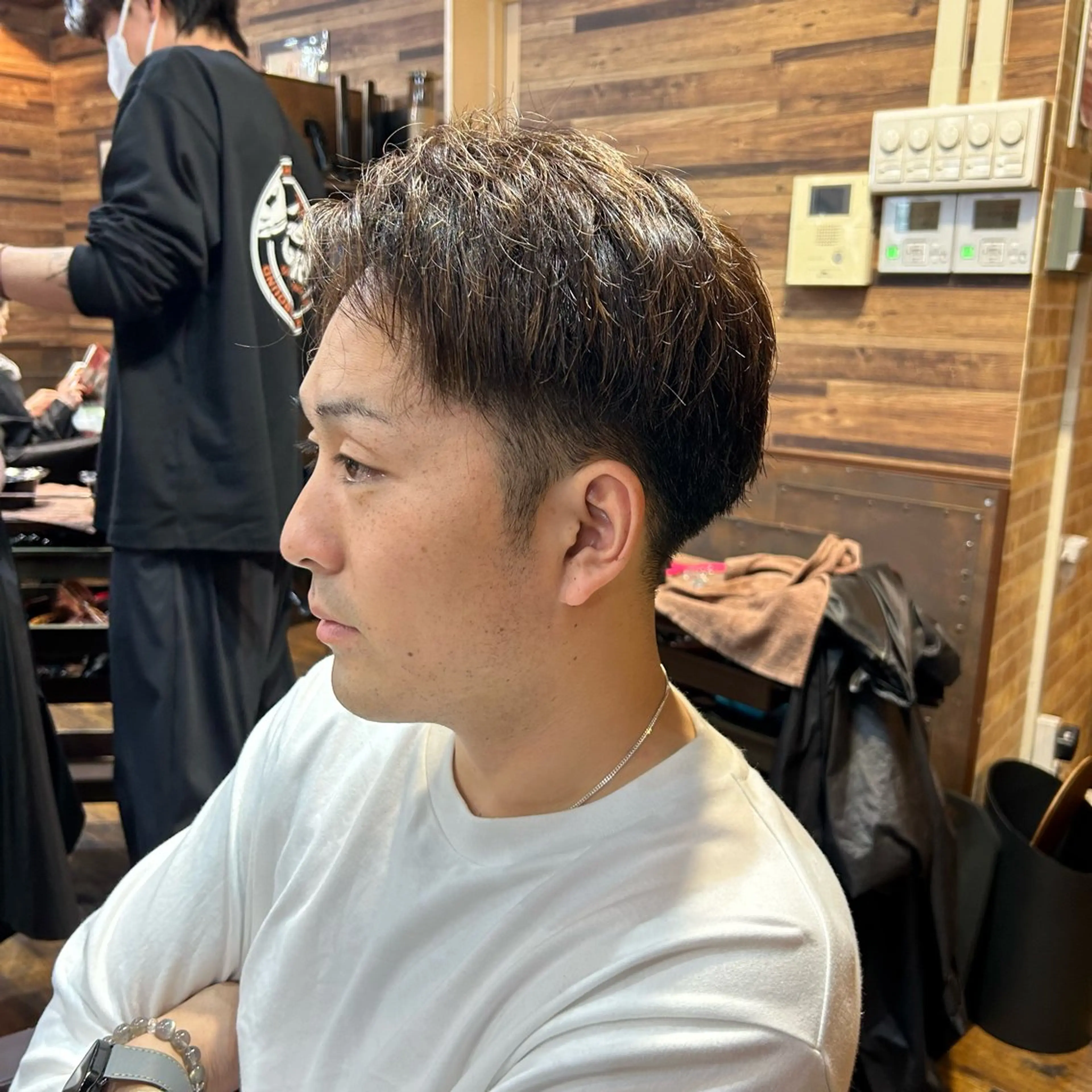 ショート カラー メンズ ツイスパ/メンズ特化 🦋𝑺𝑶𝑵𝑬のヘアスタイル