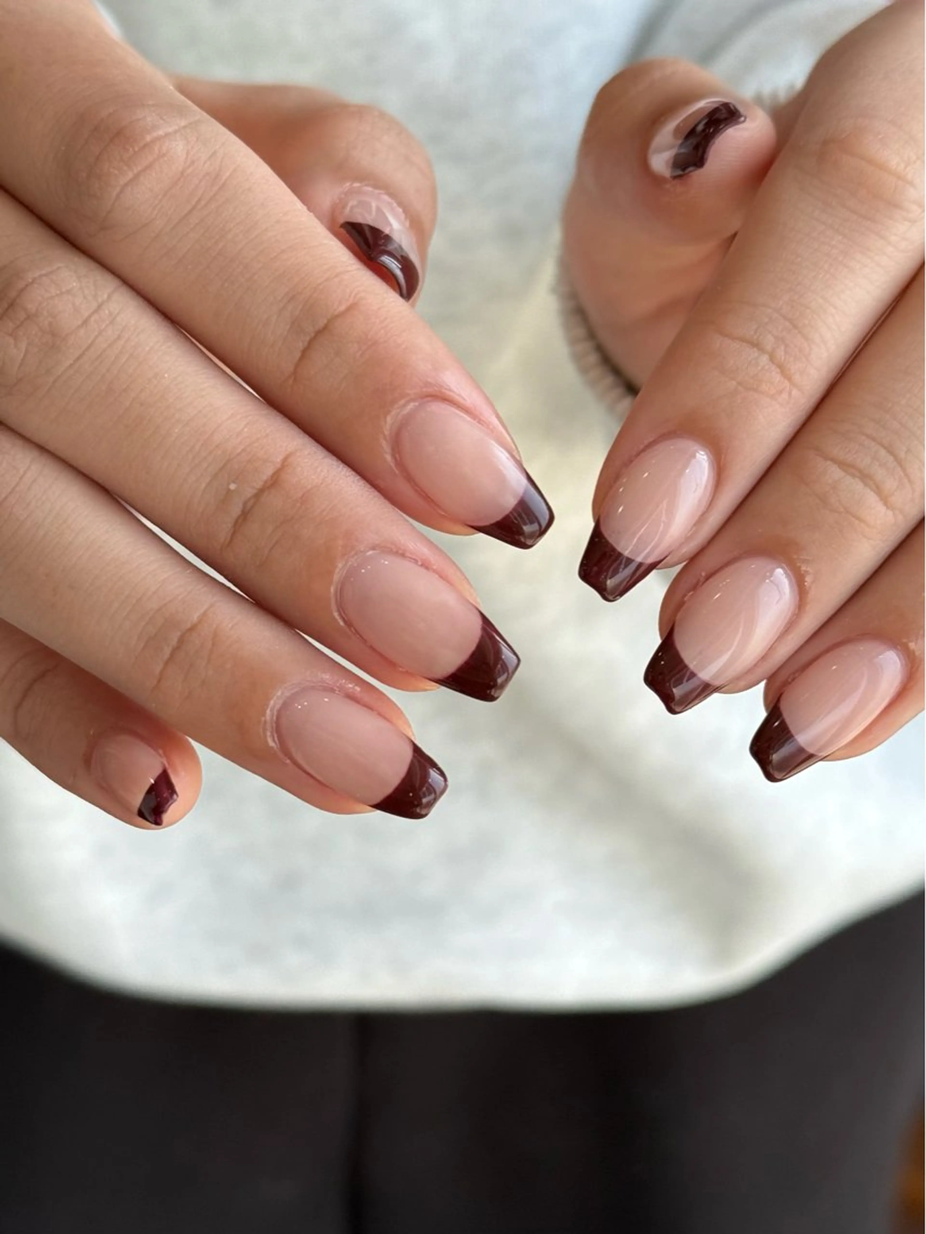 ネイル フレンチネイル colore' ‎♥mainaのネイルデザイン