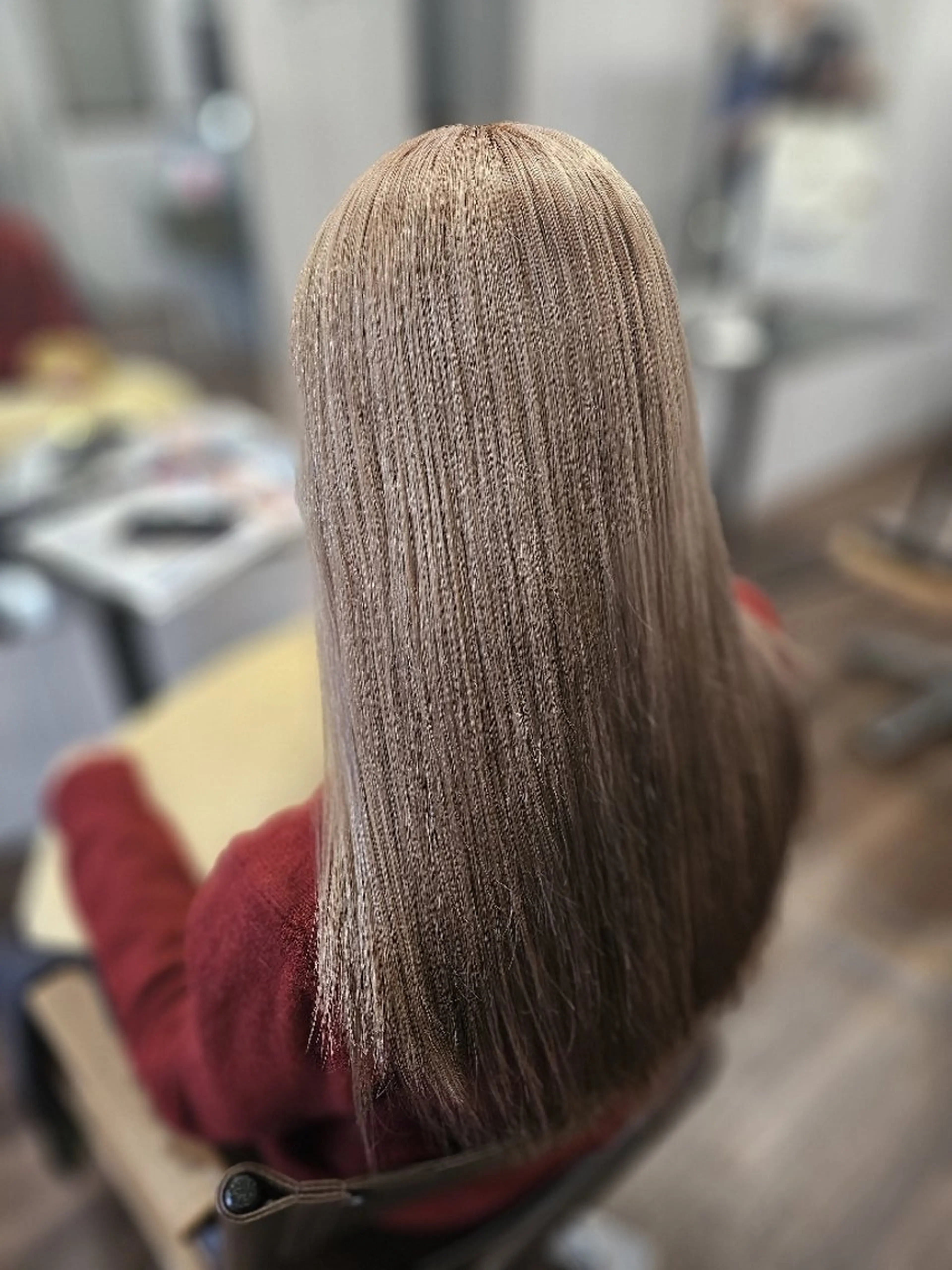 ロング カラー ベージュカラー ミルクティーベージュ カット ヘアカラー トリートメント terra✂️川嶋 大輔のヘアスタイル