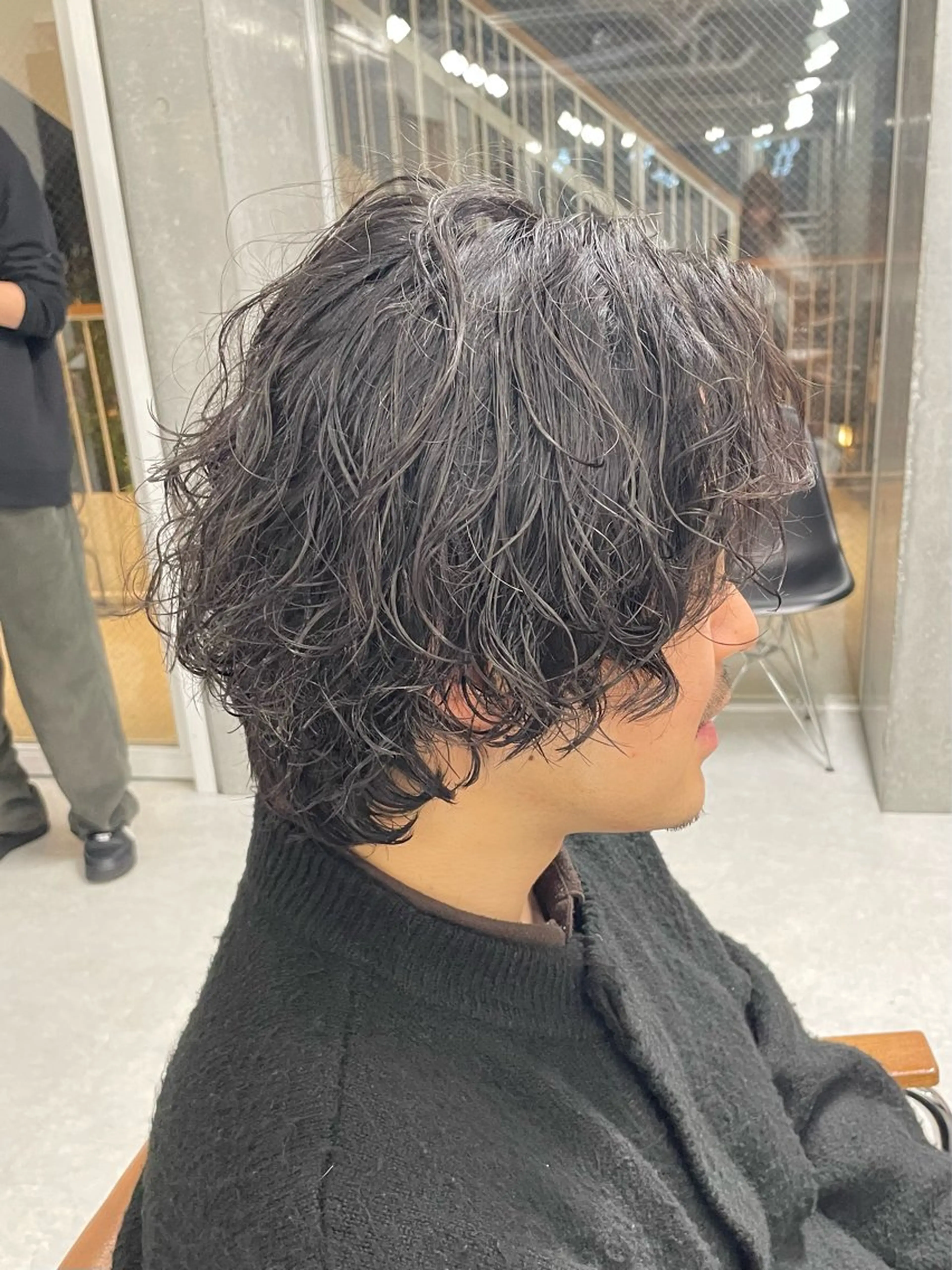 パーマ メンズ カット パーマ トリートメント ヘアセット メンズモテパーマ💙 fuwaのヘアスタイル
