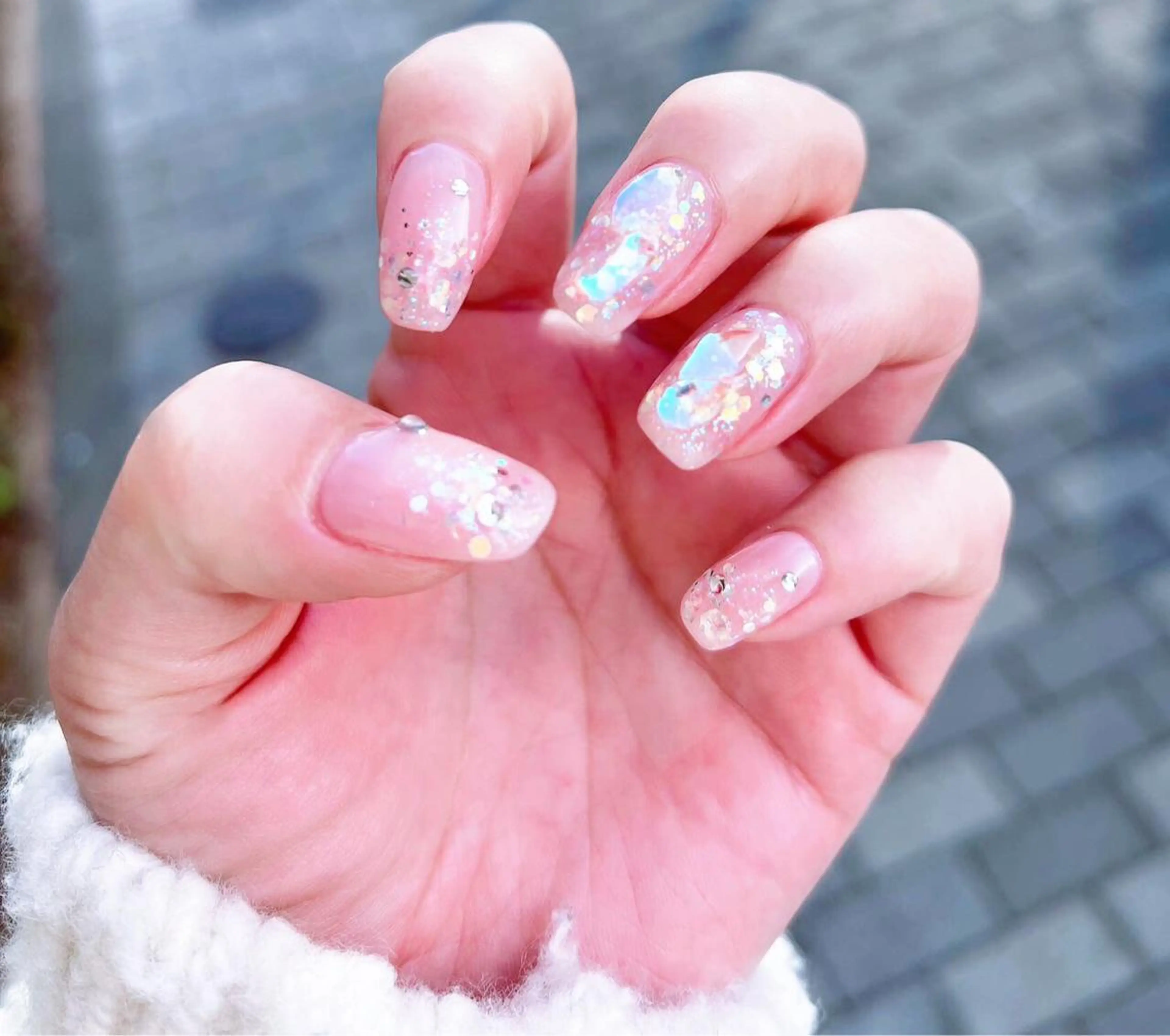 ネイル ハンドネイル MoonNail ユリ🌸のネイルデザイン