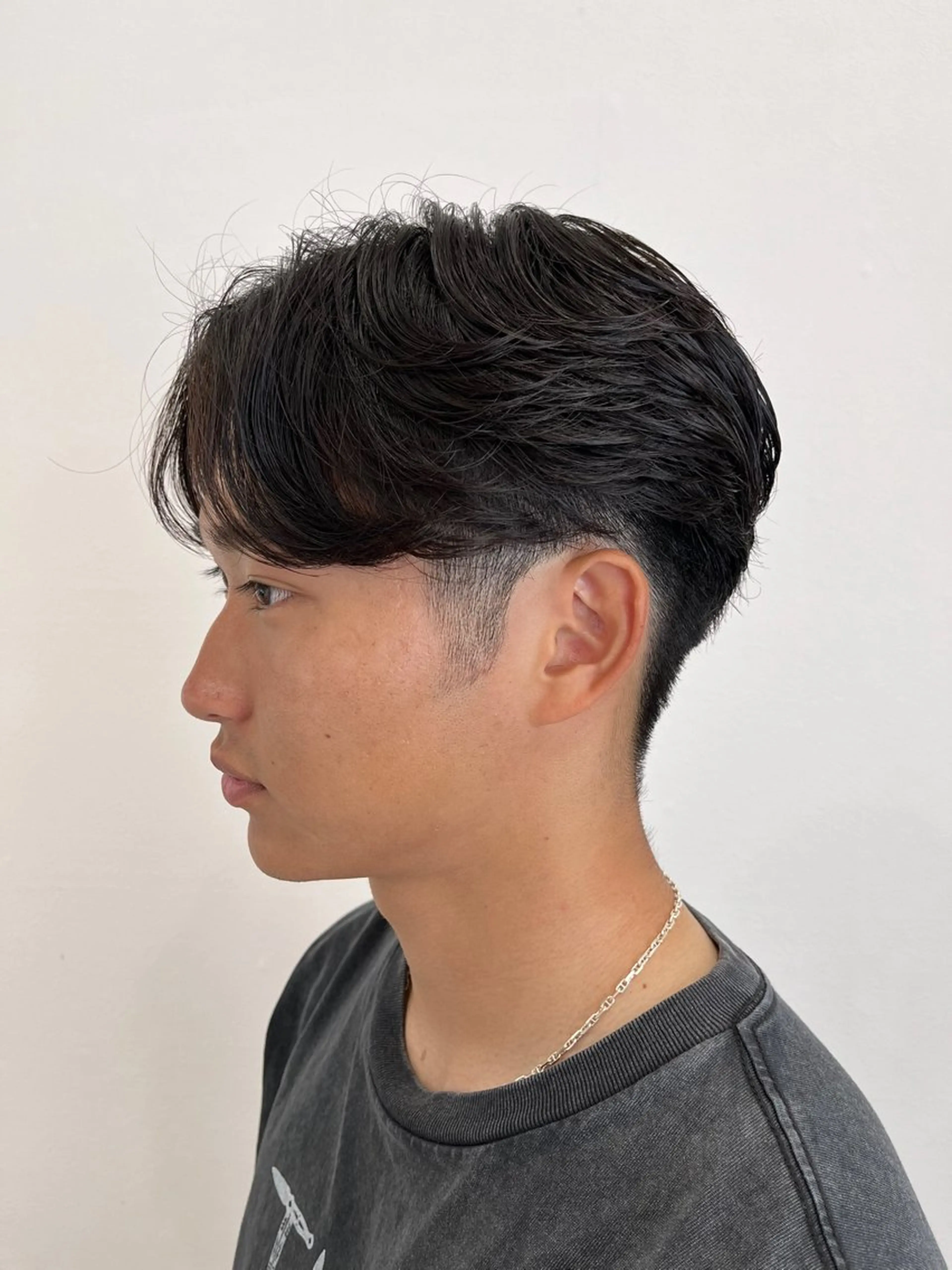 パーマ メンズ フェザーパーマ メンズパーマ jammin.新塘 亮介のヘアスタイル