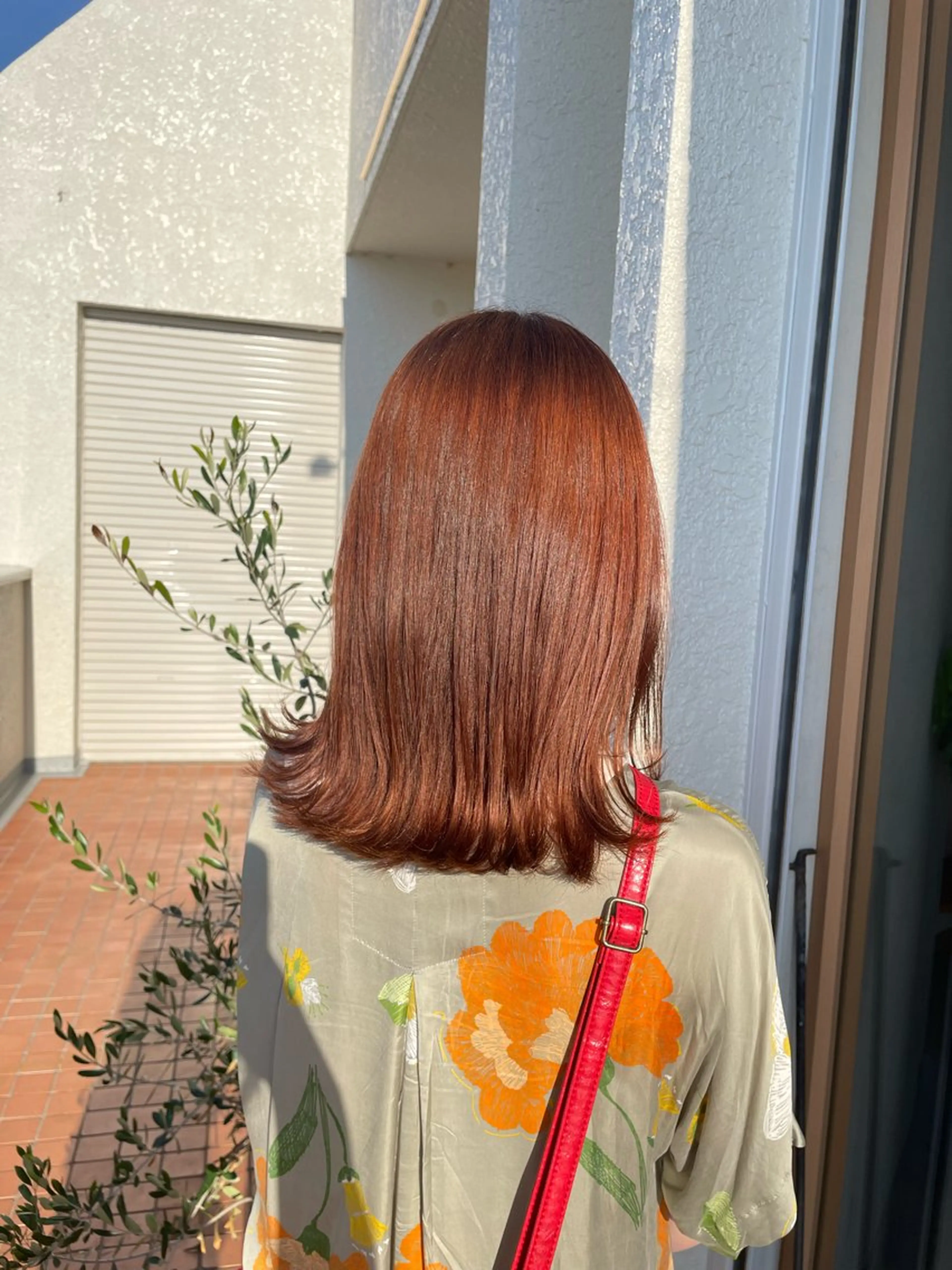 セミロング カラー カット ヘアカラー トリートメント runru /muku.のヘアスタイル