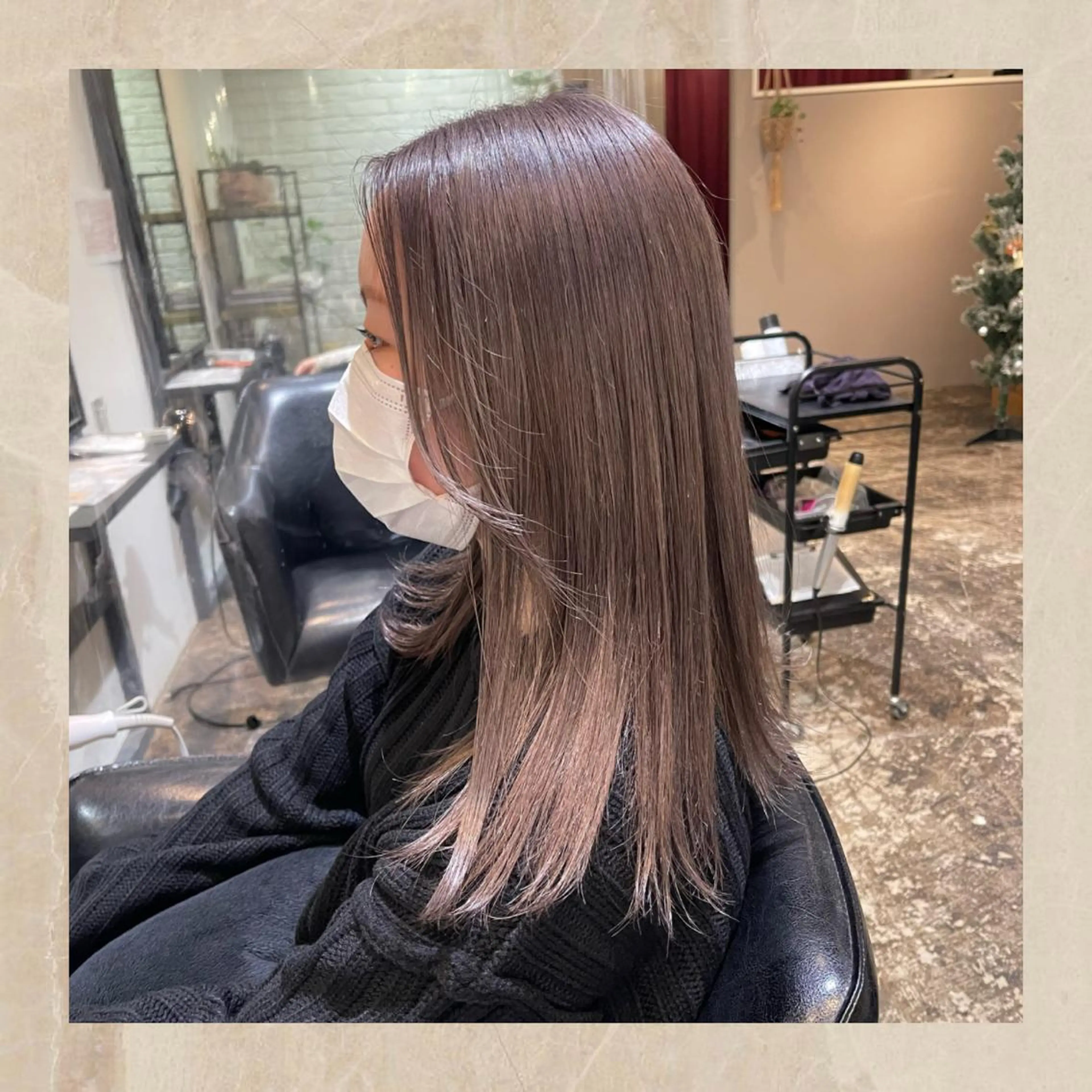 セミロング ワンホン/エクステ ケラチン/Kaitoのヘアスタイル