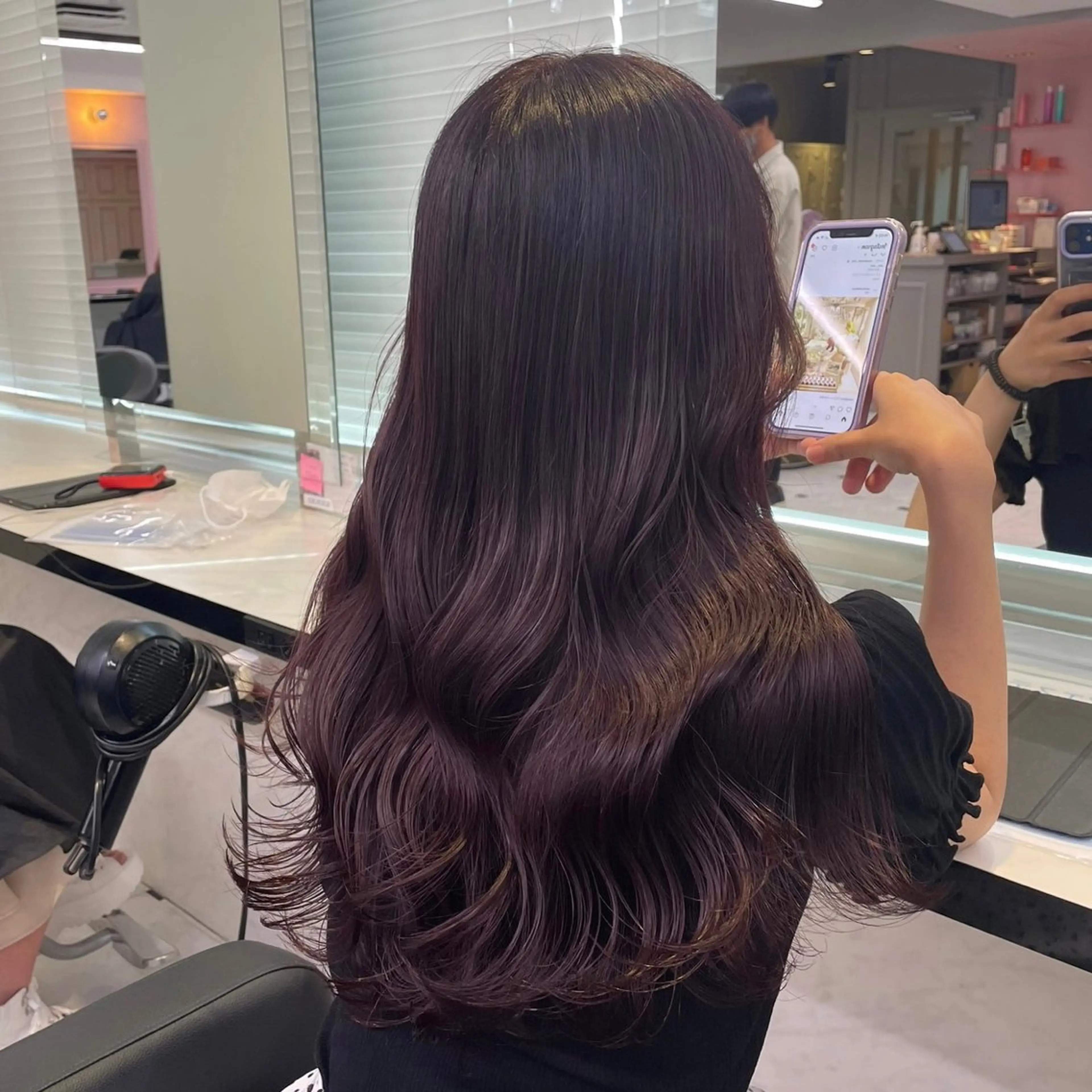 ロング カラー ヘアカラー トレンドヘア /mina♡のヘアスタイル