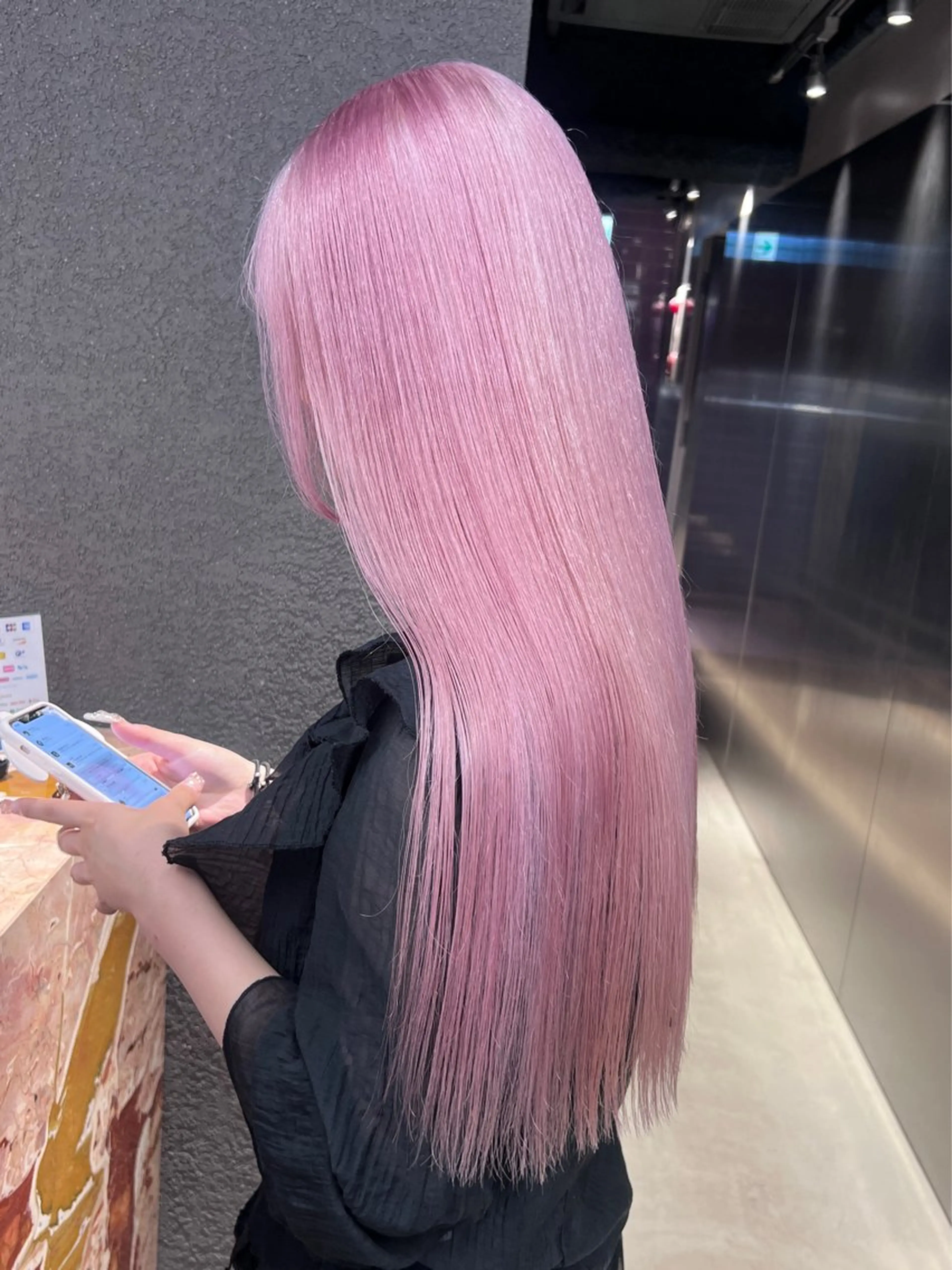 ロング PELE 栄店所属・名古屋栄/PELE/ ブリーチ/asahiのヘアスタイル