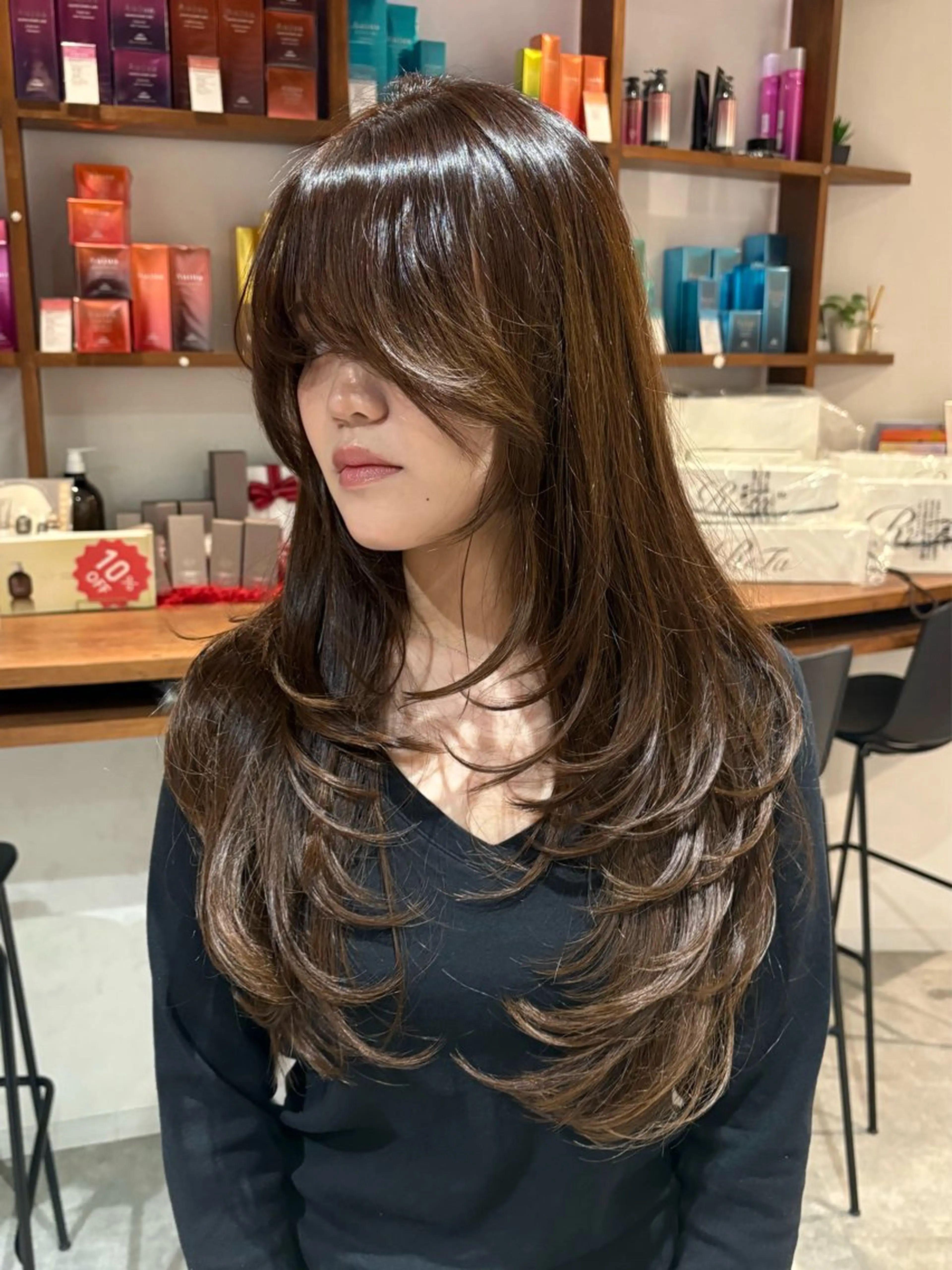 🕊️平日限定🕊️海外風レイヤー×超浸透！艶トリートメント🫧🦋🌿の写真