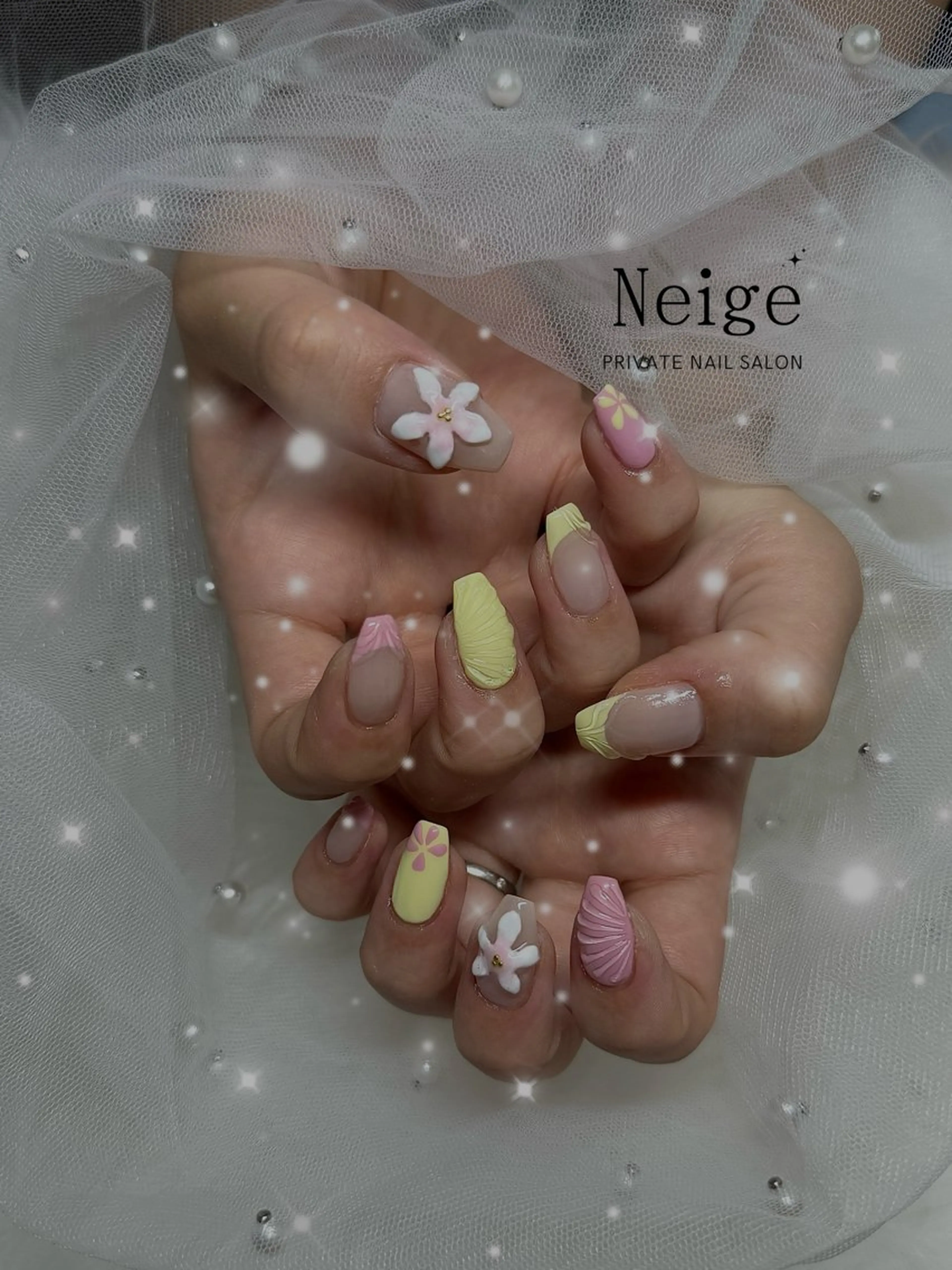 ネイル ハンドネイル Neige所属・Neige 𓂃 aiのネイルデザイン