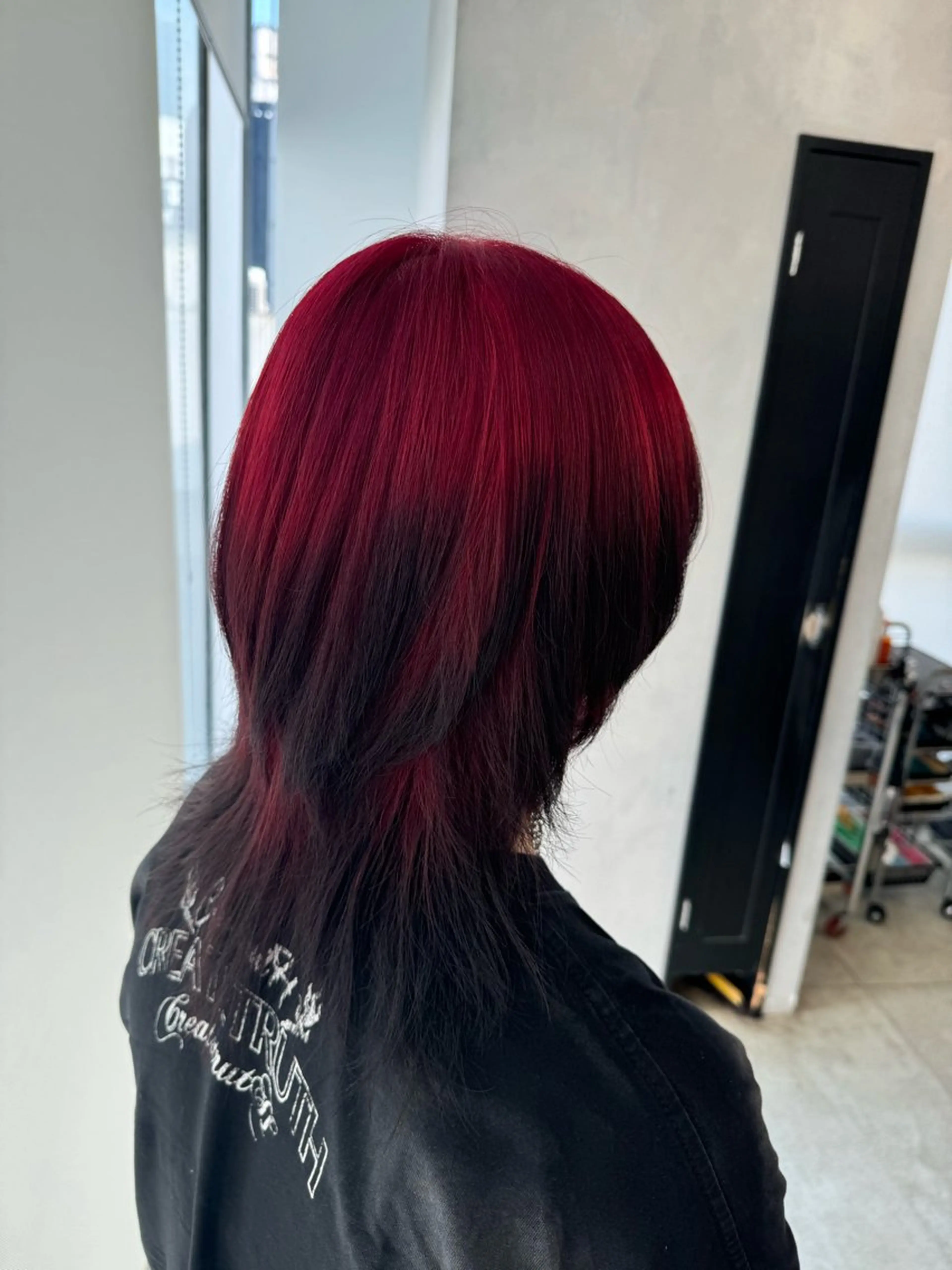 ミディアム カラー カット ヘアカラー トリートメント 透明感カラー✨艶髪 制作🌱山根あゆみのヘアスタイル